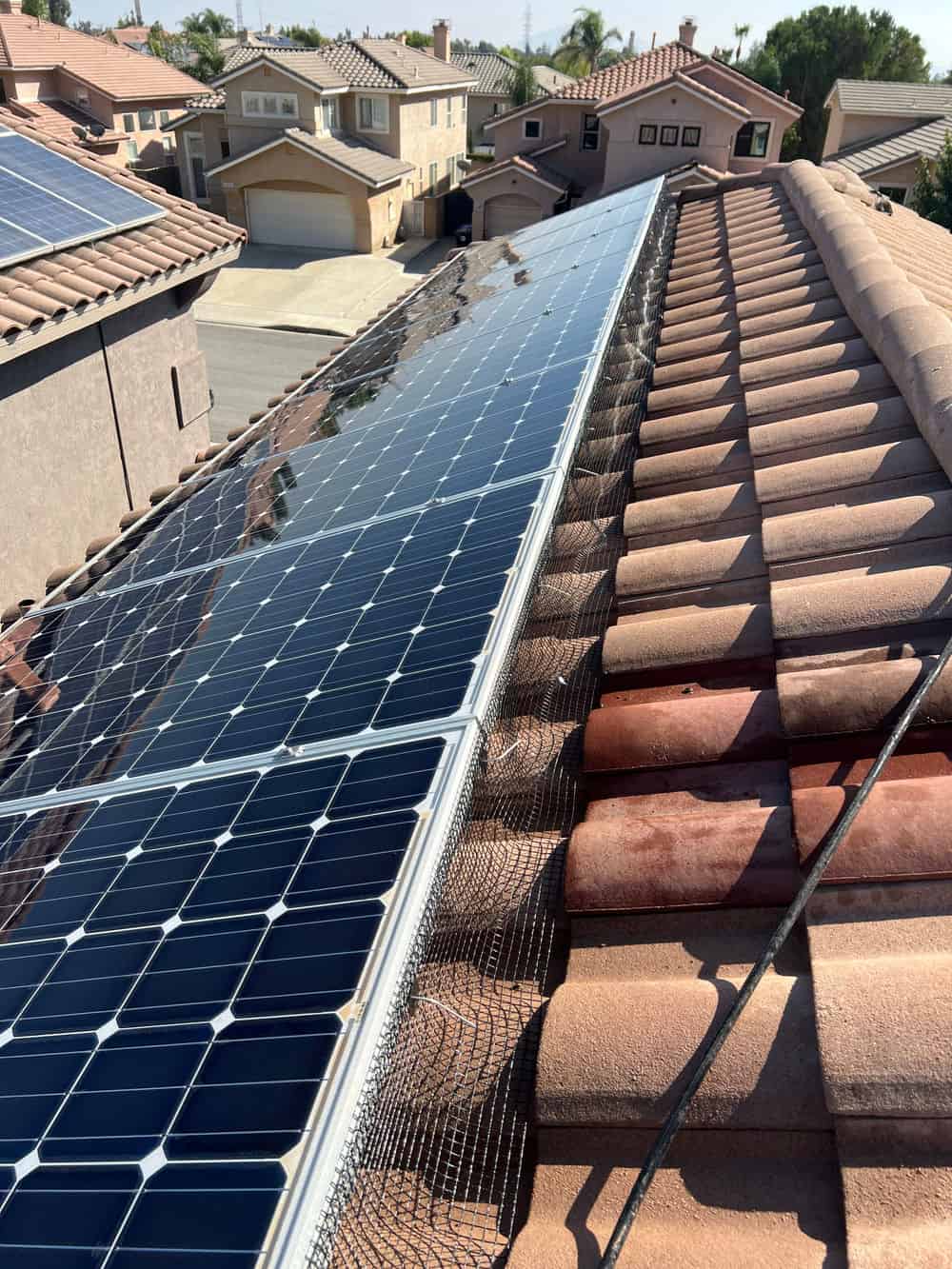 Solar Panel Bird Proofing image