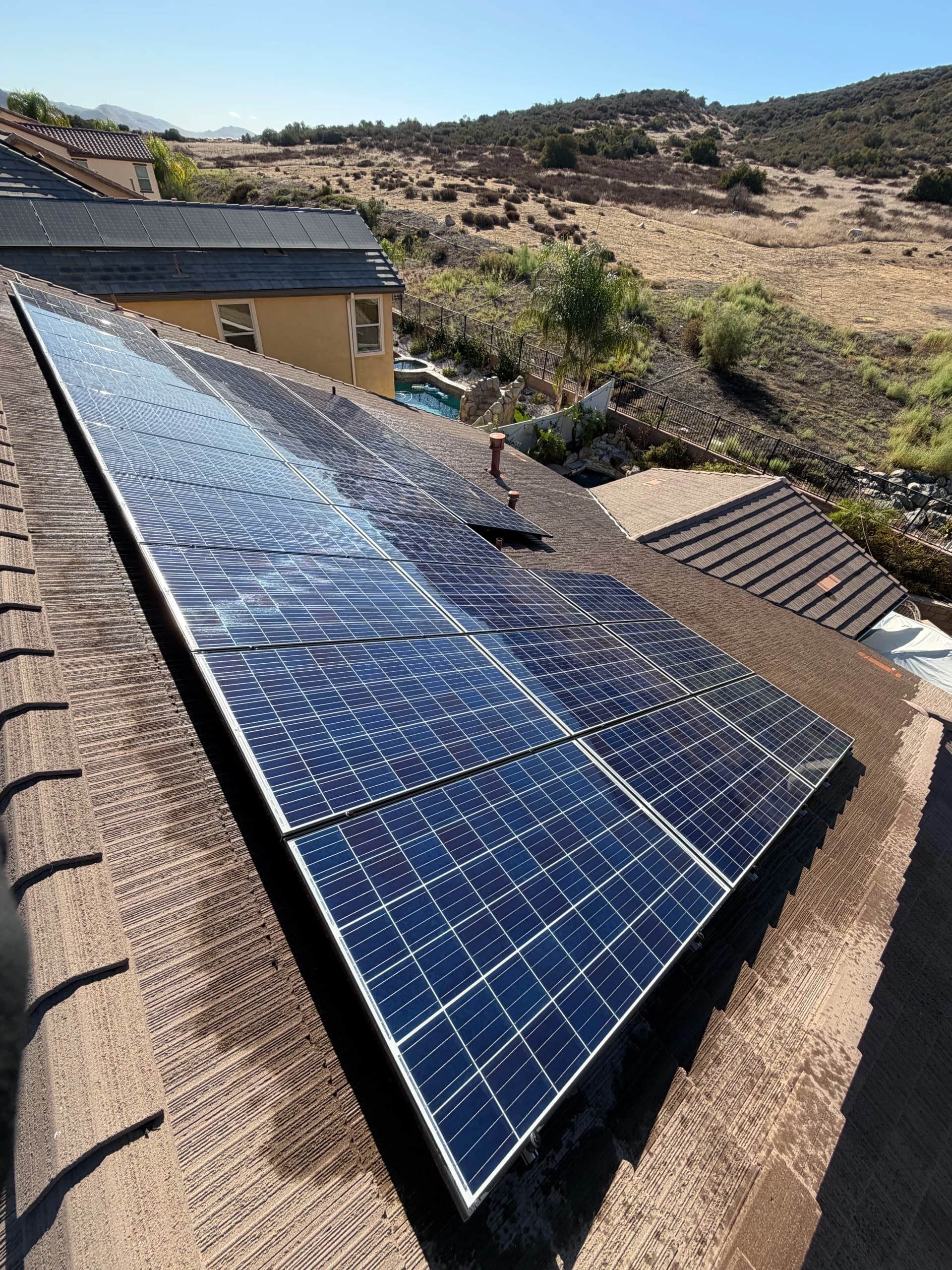 Gallery photos for Solar Panel Cleaning in Temescal Valley: Image #2