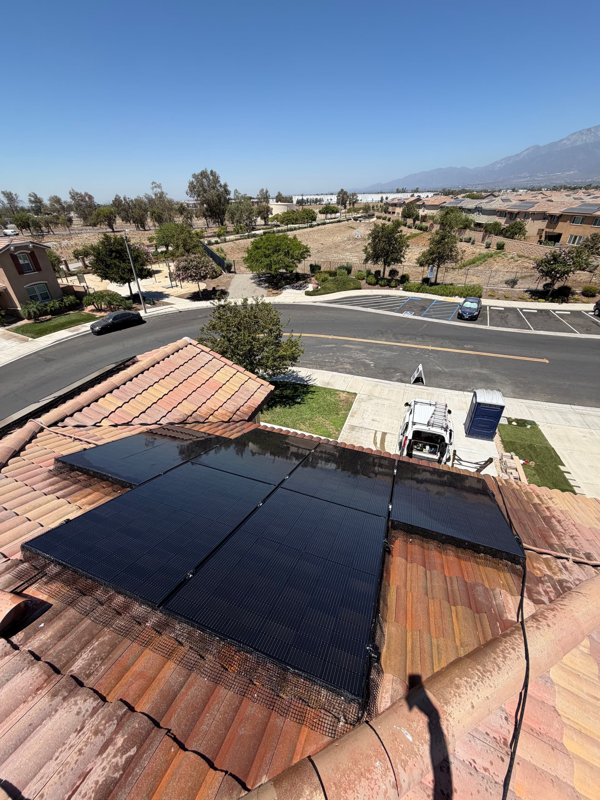 Solar Panel Cleaning and Bird Proofing in Fontana image