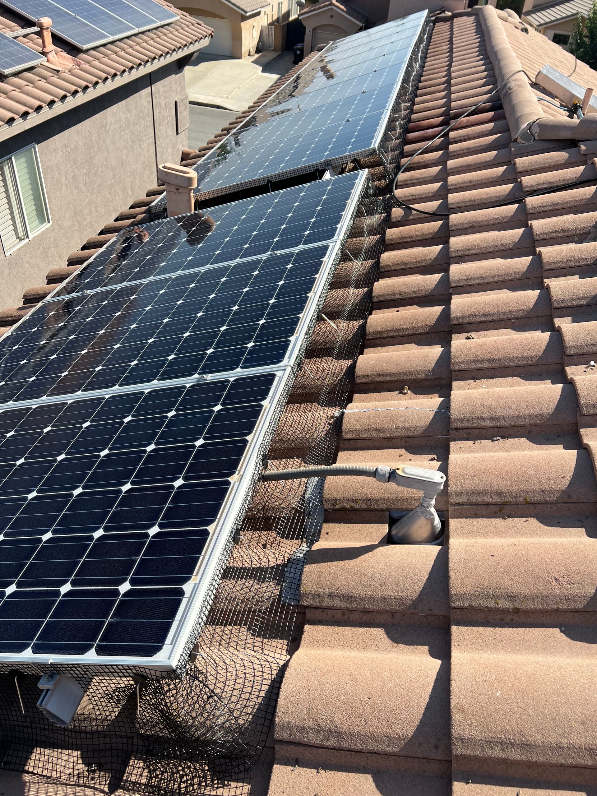 Gallery photos for Solar Panel Bird Proofing Done Right in North Fontana: Image #2