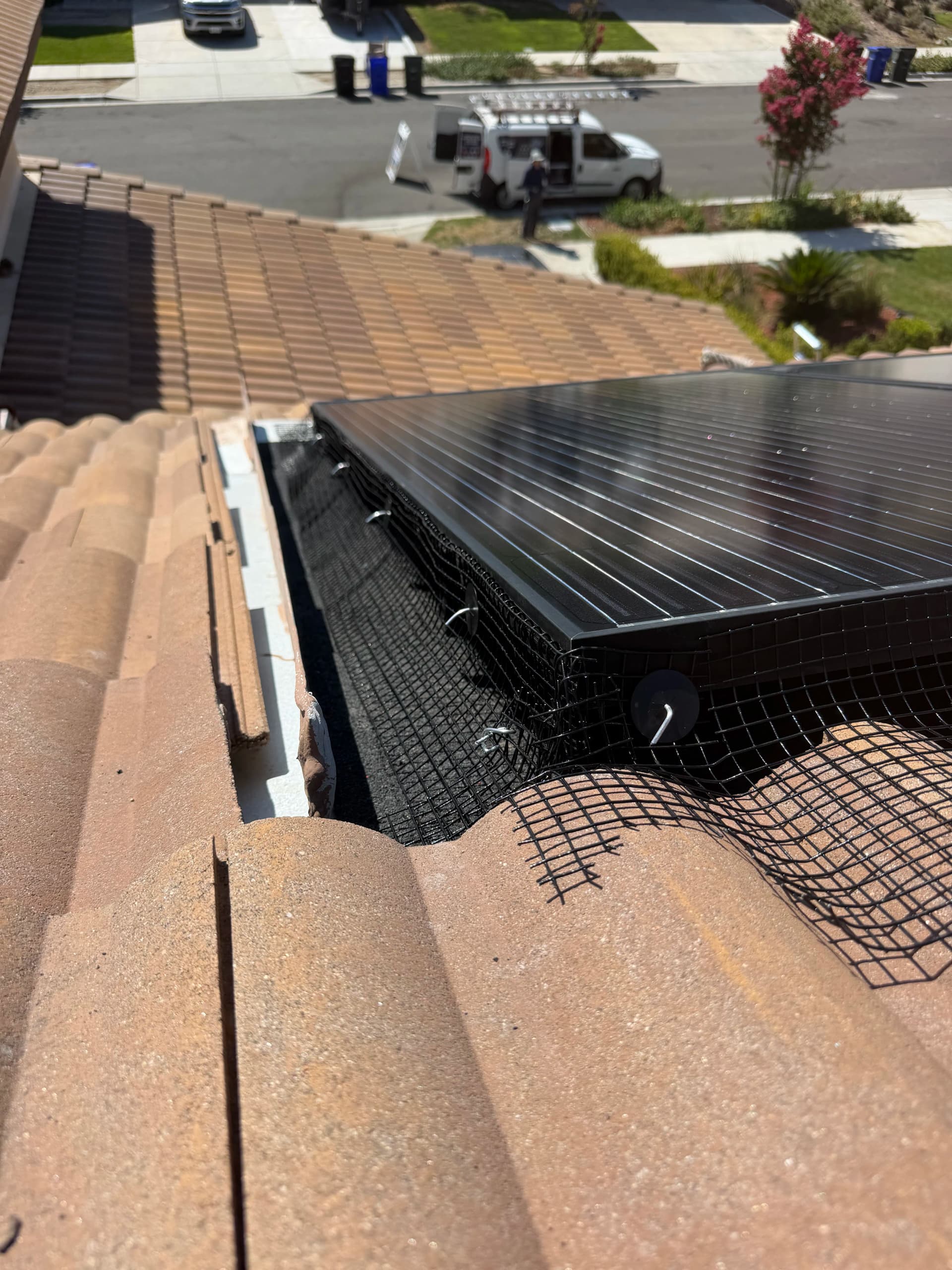Solar Panel Bird Proofing Done Right in Fontana image