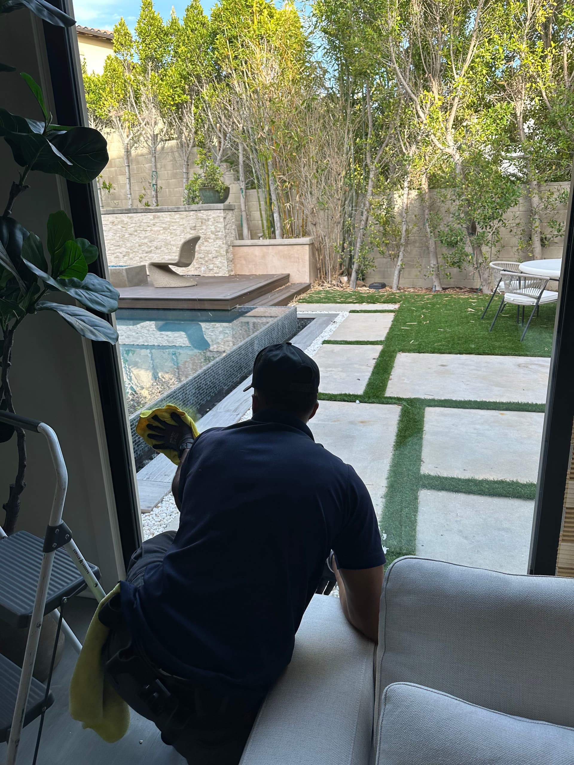Gallery photos for Interior and Exterior Window Cleaning for an Irvine Luxury Home: Image #2
