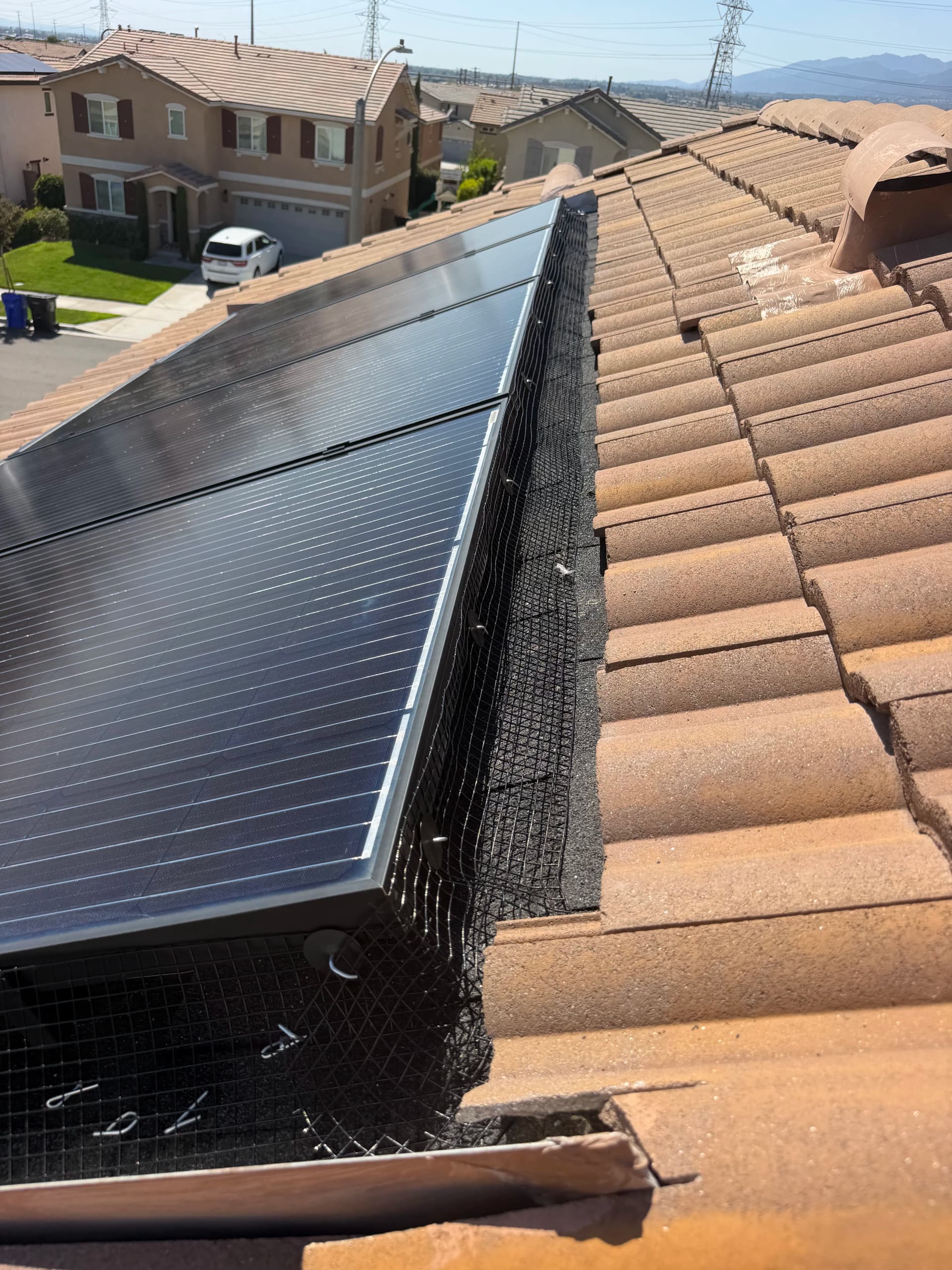 Gallery photos for Solar Panel Bird Proofing Done Right in Fontana: Image #4