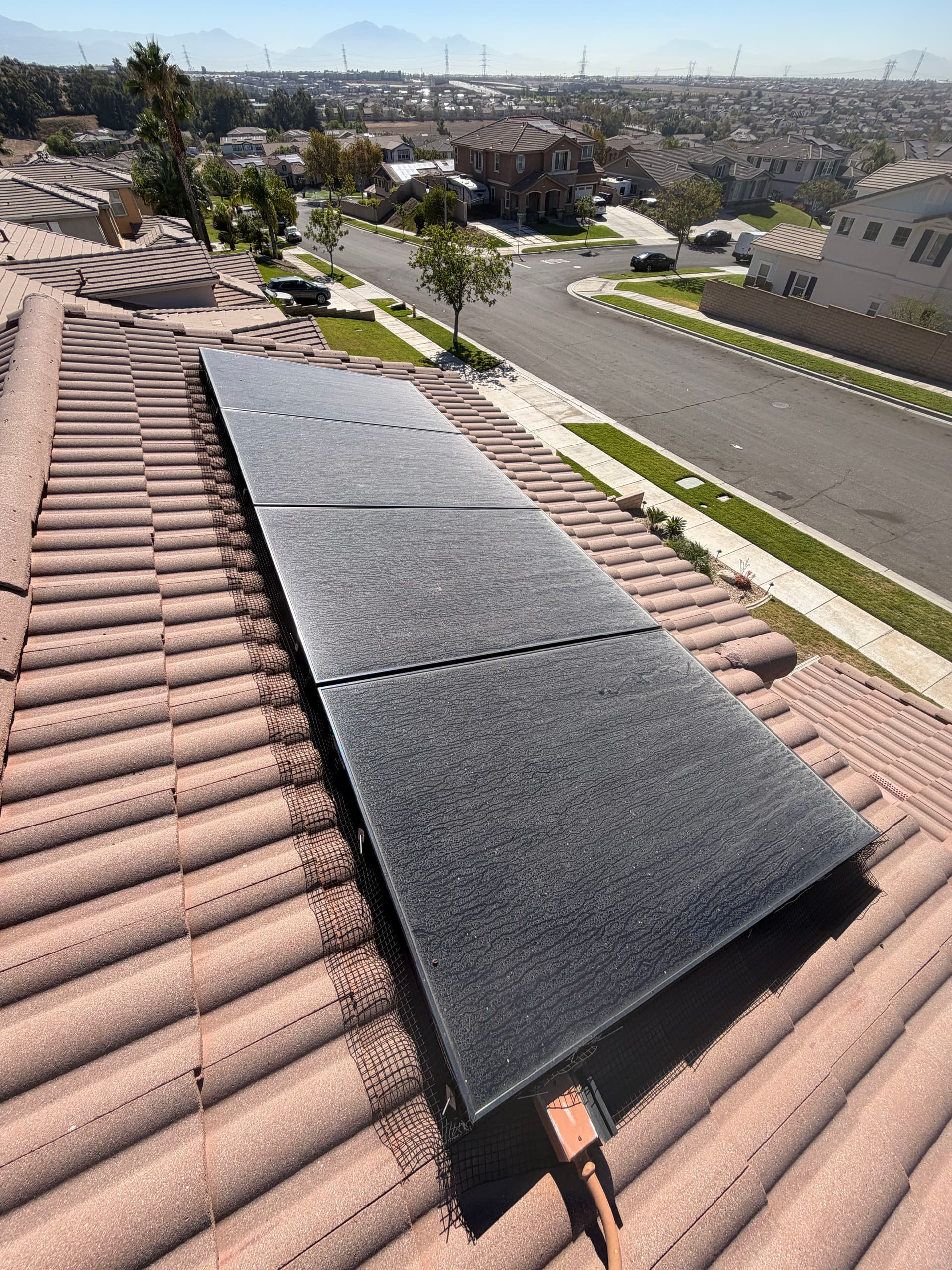 Gallery photos for Solar Panel Cleaning and Bird Proofing in Fontana: Image #6