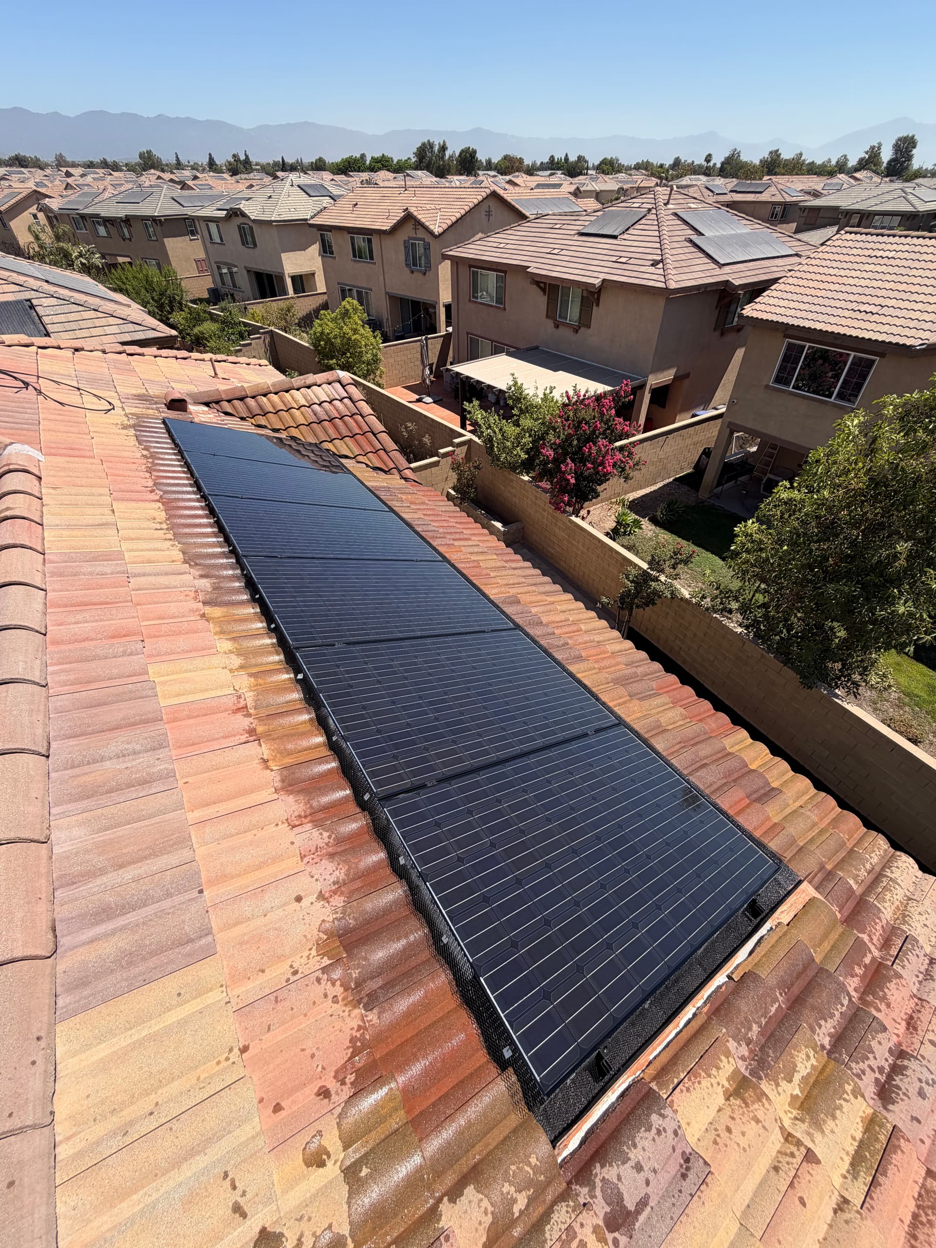 Gallery photos for Solar Panel Cleaning and Bird Proofing in Fontana: Image #3