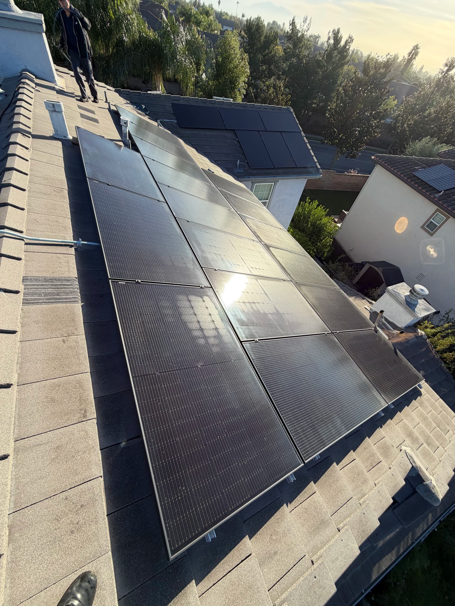 Gallery photos for Quarterly Solar Panel Cleaning Keeping Upland Homes Running Right: Image #5