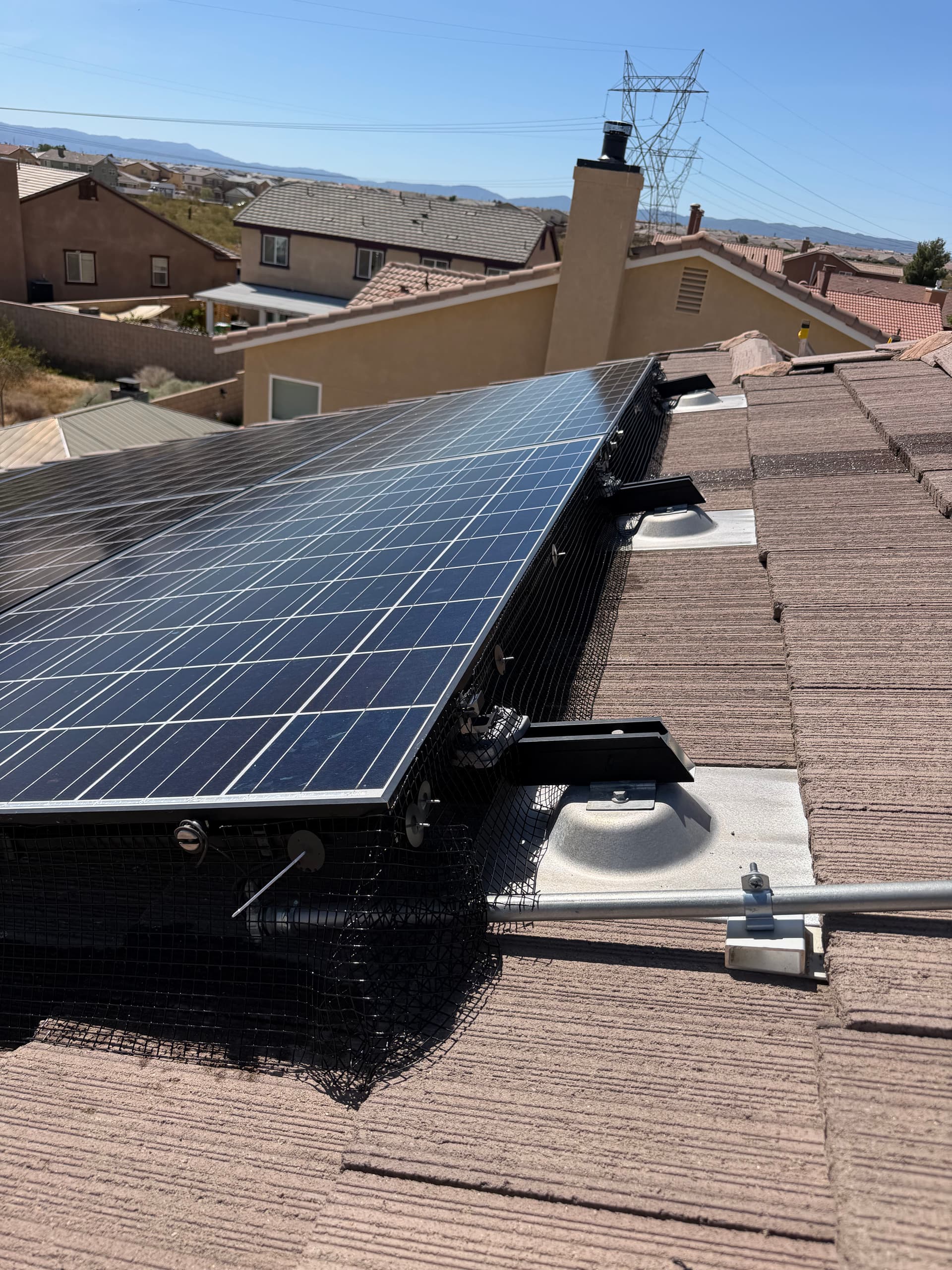 Gallery photos for Solar Panel Bird Proofing and Cleaning in Victorville: Image #2