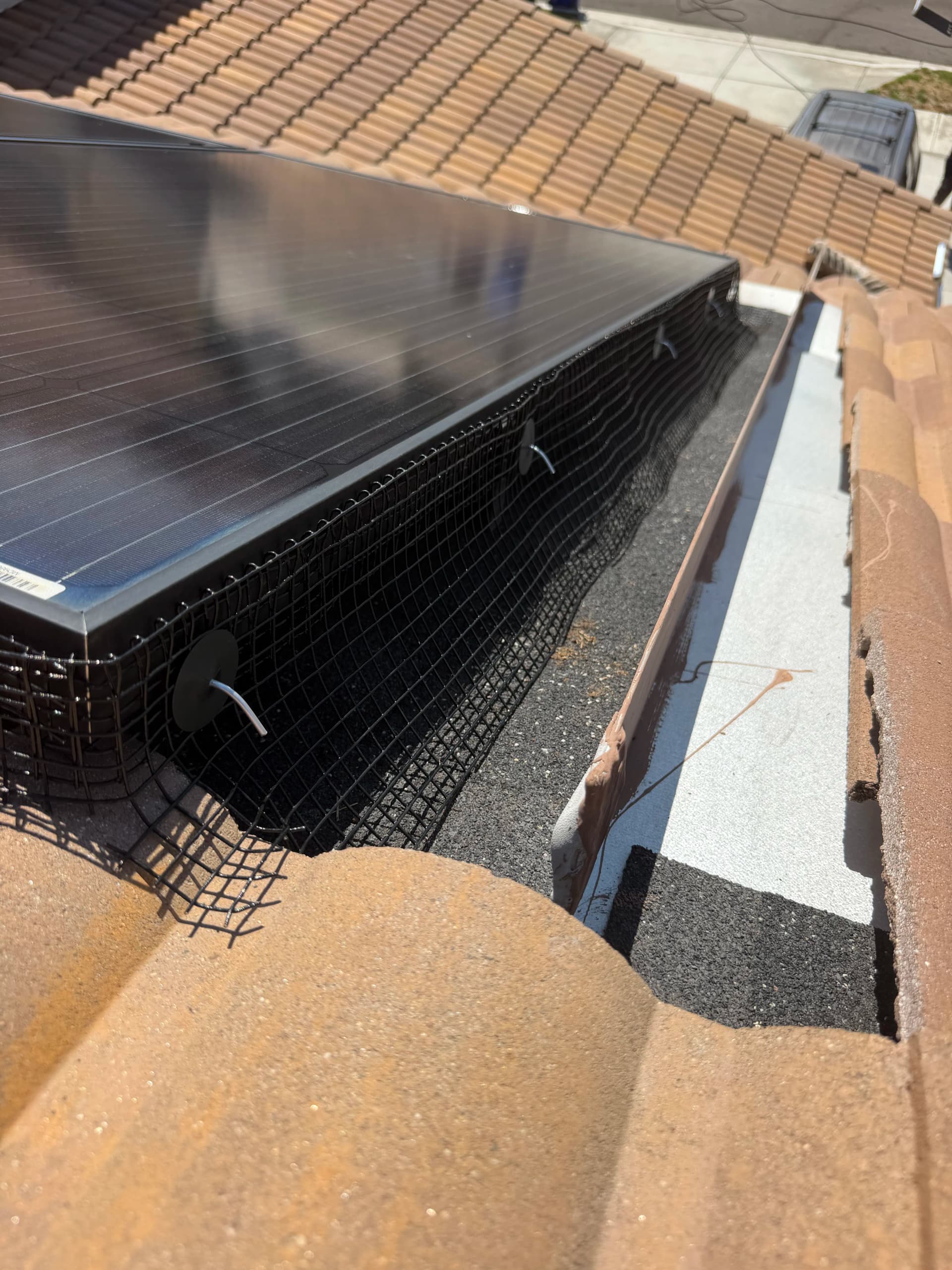 Gallery photos for Solar Panel Bird Proofing Done Right in Fontana: Image #2