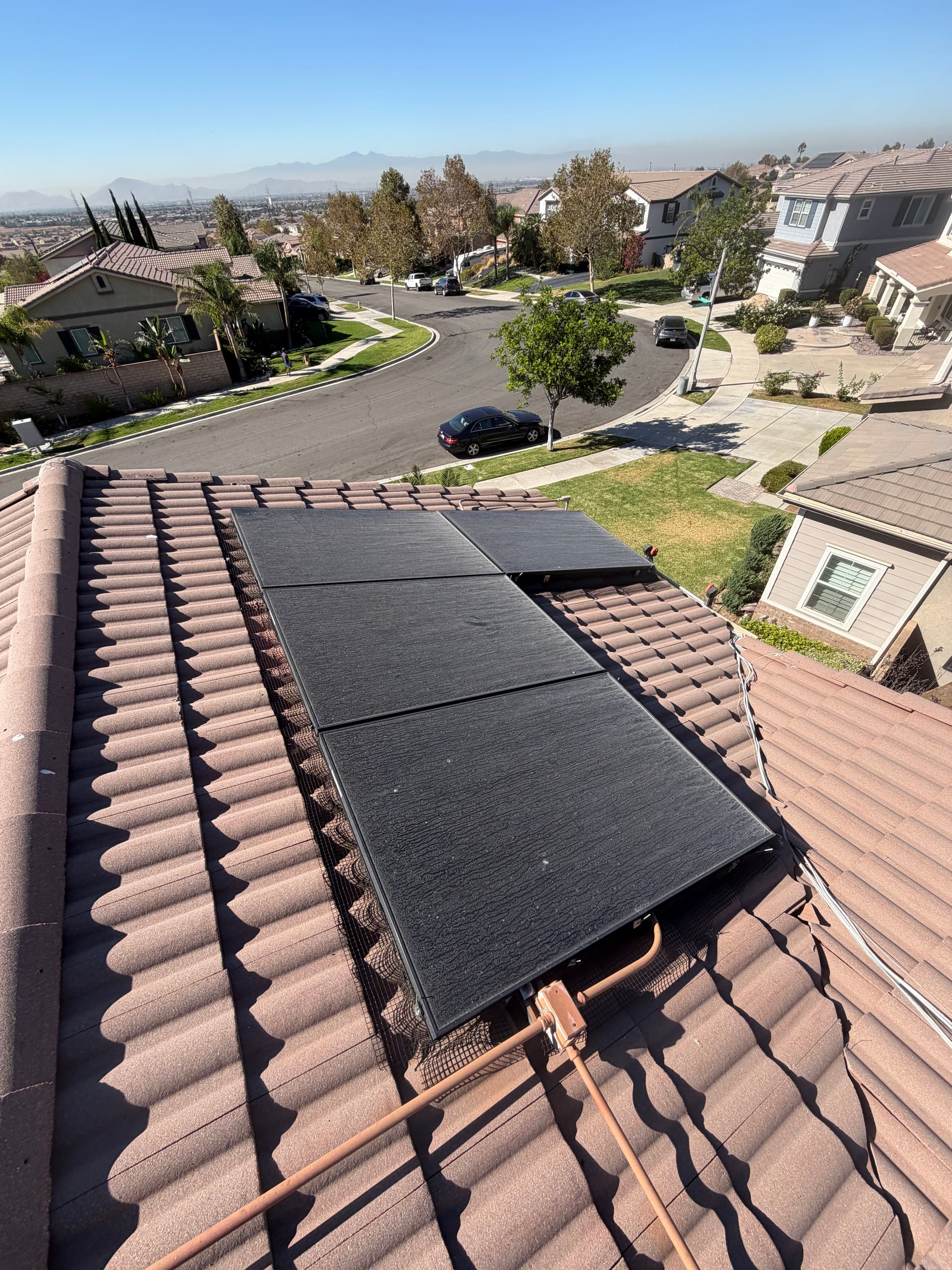 Gallery photos for Solar Panel Cleaning and Bird Proofing in Fontana: Image #4