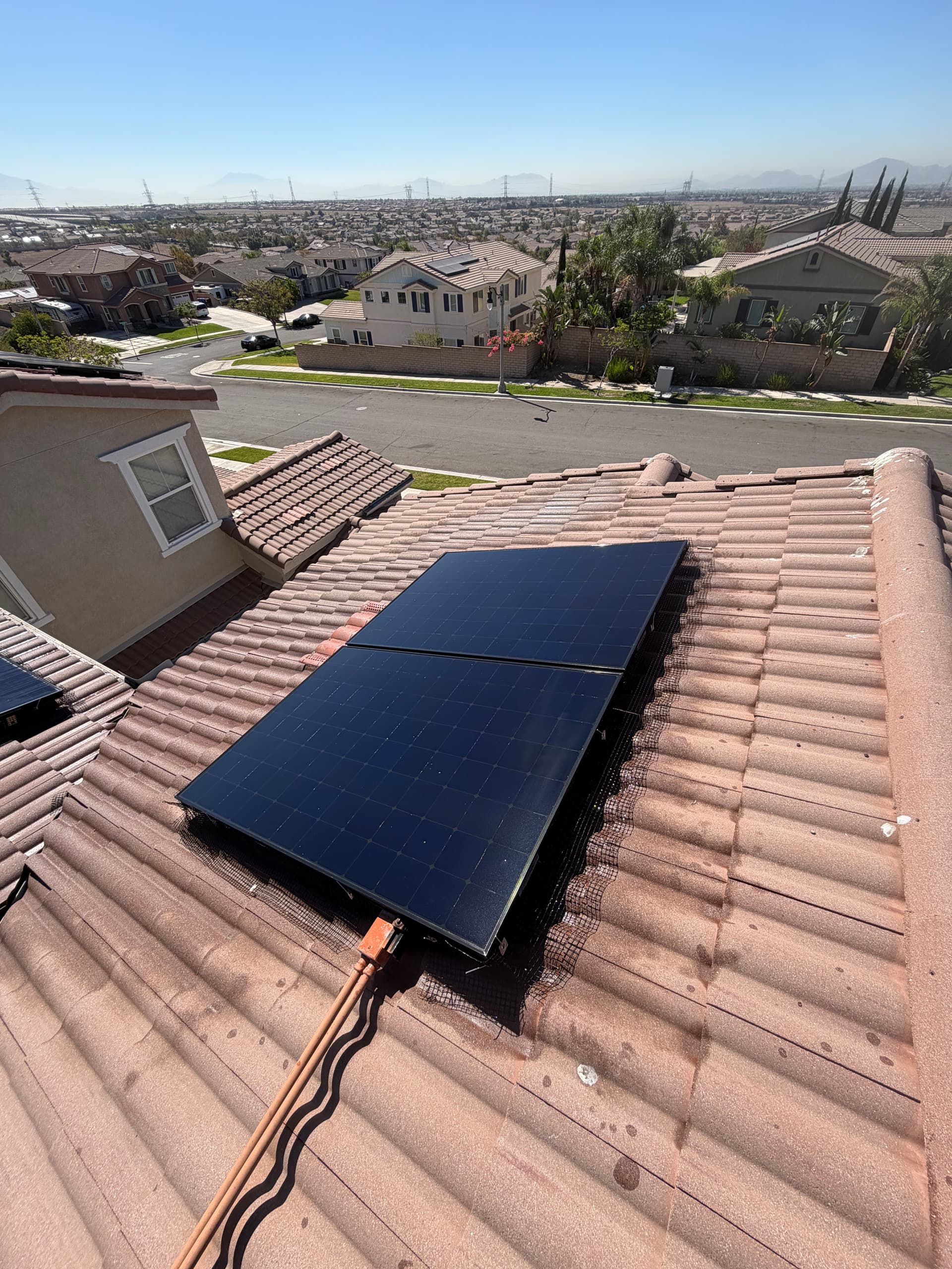 Gallery photos for Solar Panel Cleaning and Bird Proofing in Fontana: Image #3