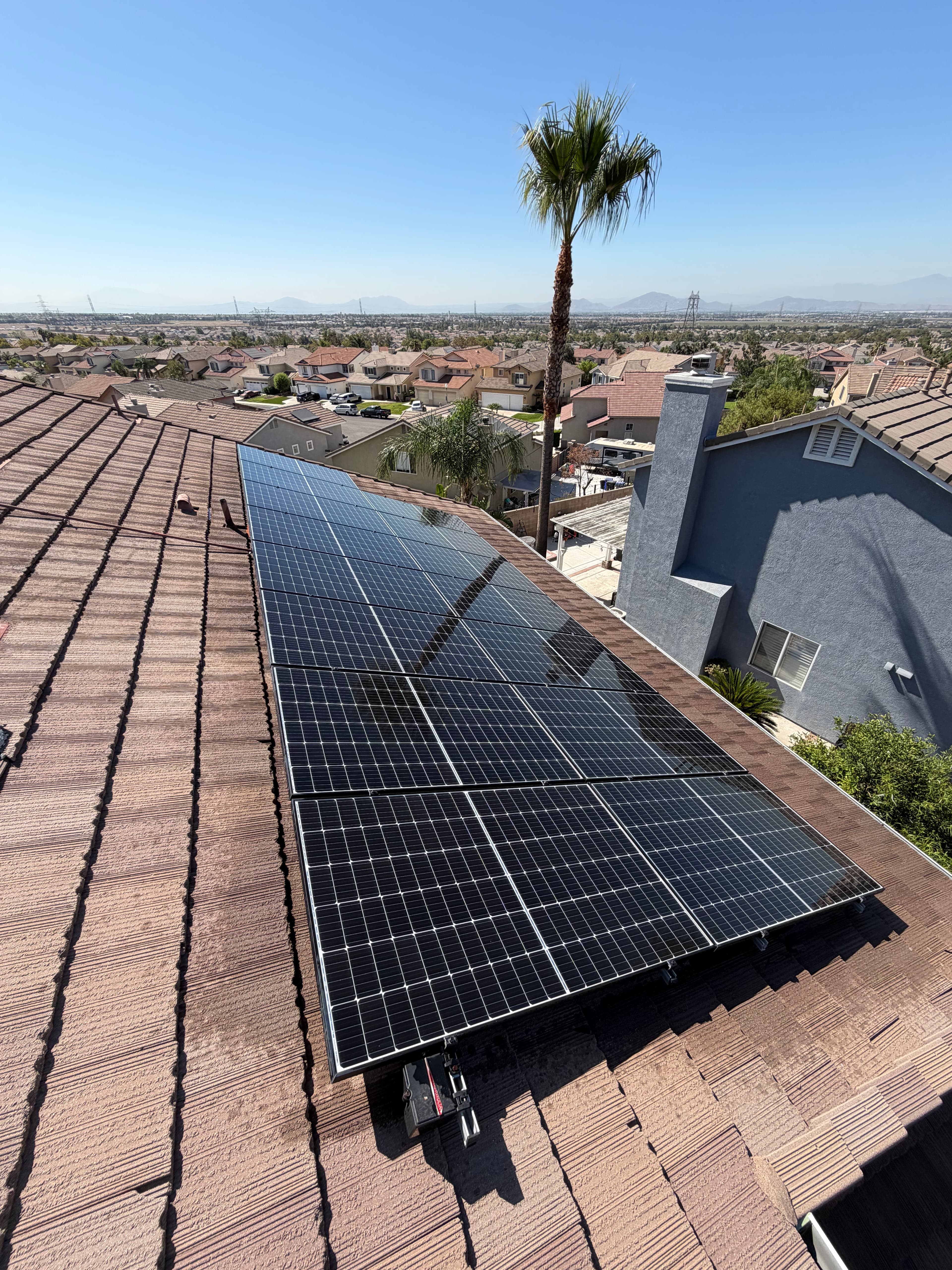 Project Biannual Solar Panel Cleaning in North Fontana's Hunters Ridge image