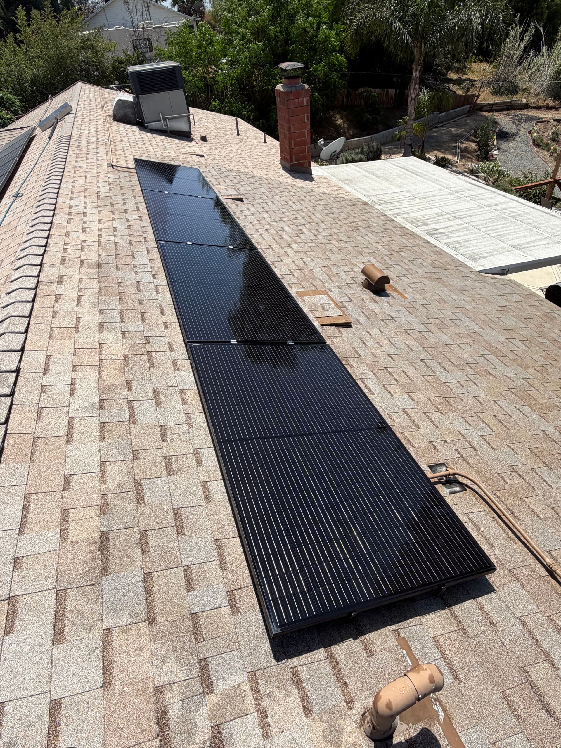 Gallery photos for 33 Solar Panels Cleaned in Jurupa Valley - 23% Production Boost: Image #1