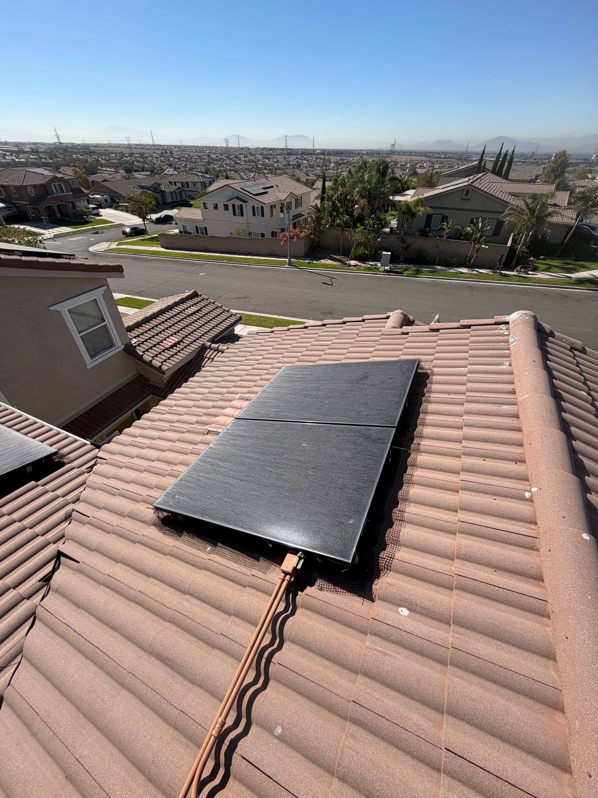 Gallery photos for Solar Panel Cleaning and Bird Proofing in Fontana: Image #7