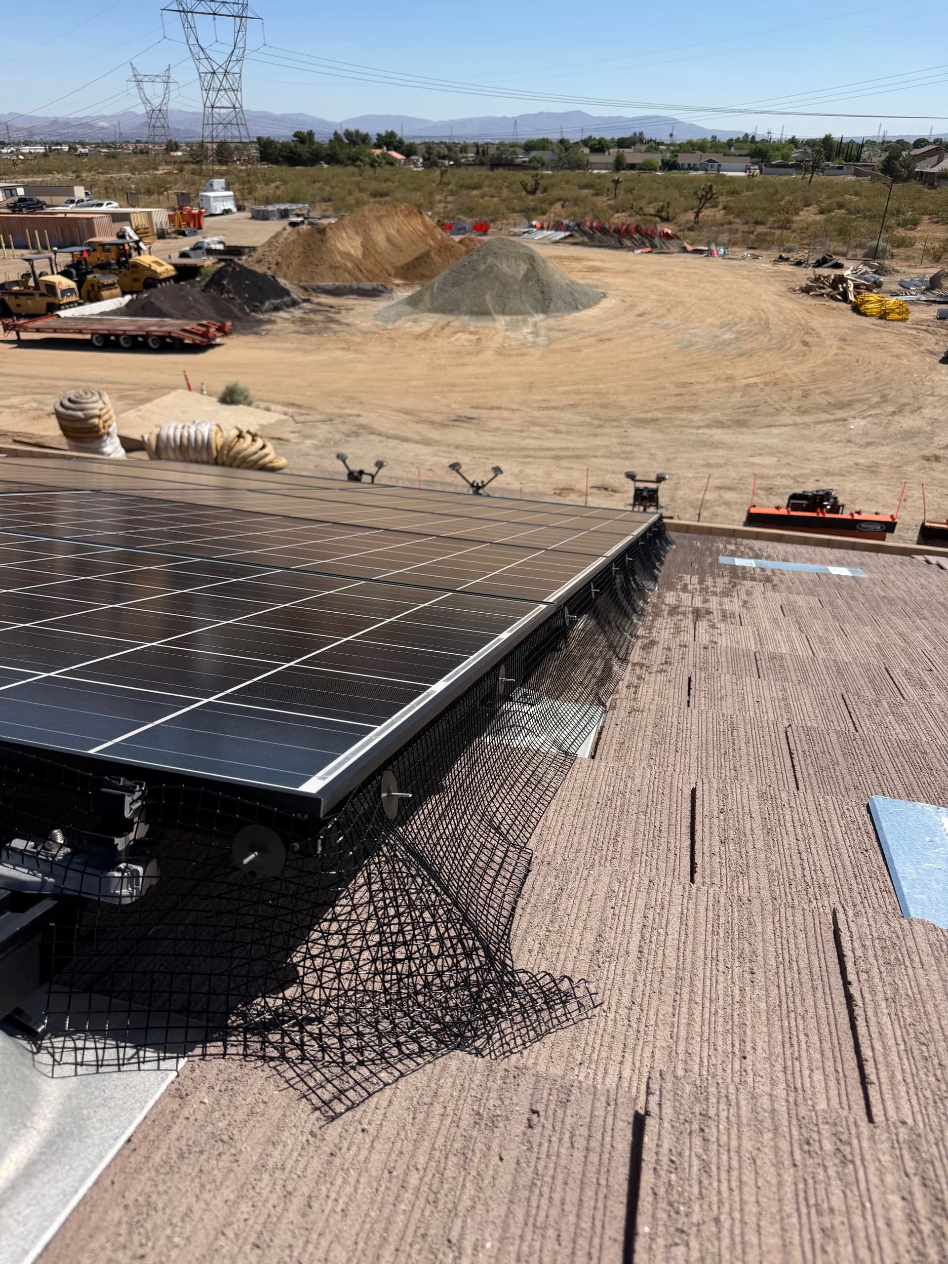 Gallery photos for Solar Panel Bird Proofing and Cleaning in Victorville: Image #3