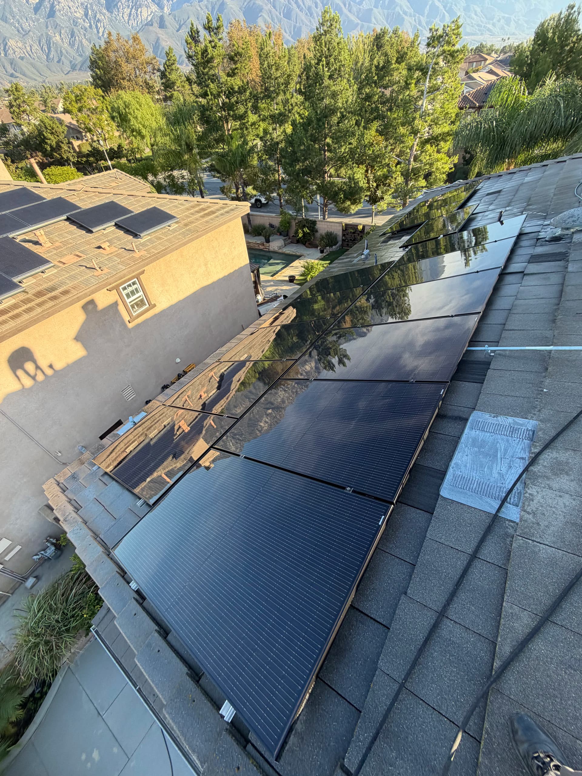 Gallery photos for Quarterly Solar Panel Cleaning Keeping Upland Homes Running Right: Image #2