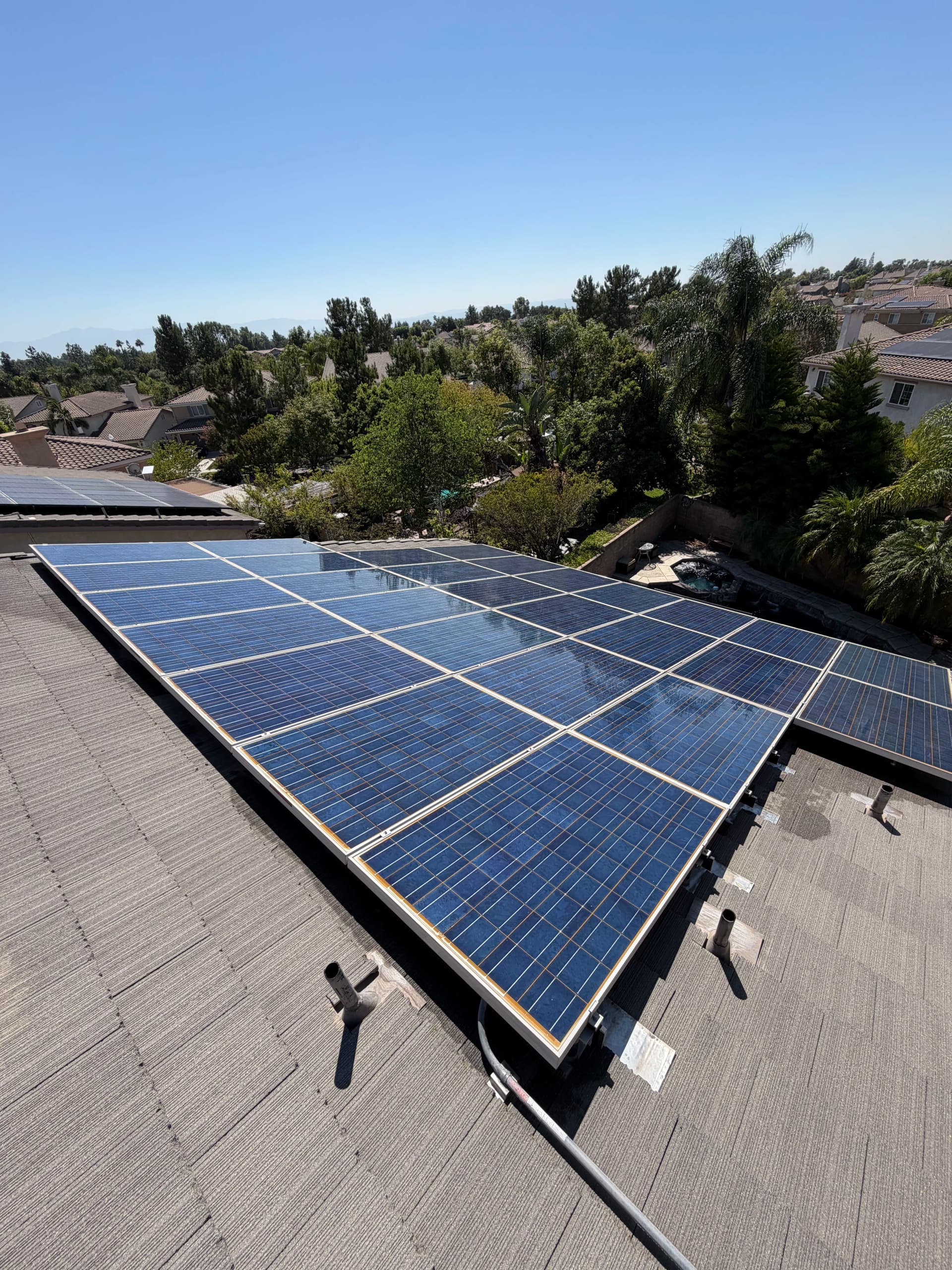 Quarterly Solar Panel Cleaning in Upland Keeps Your System Running Right image