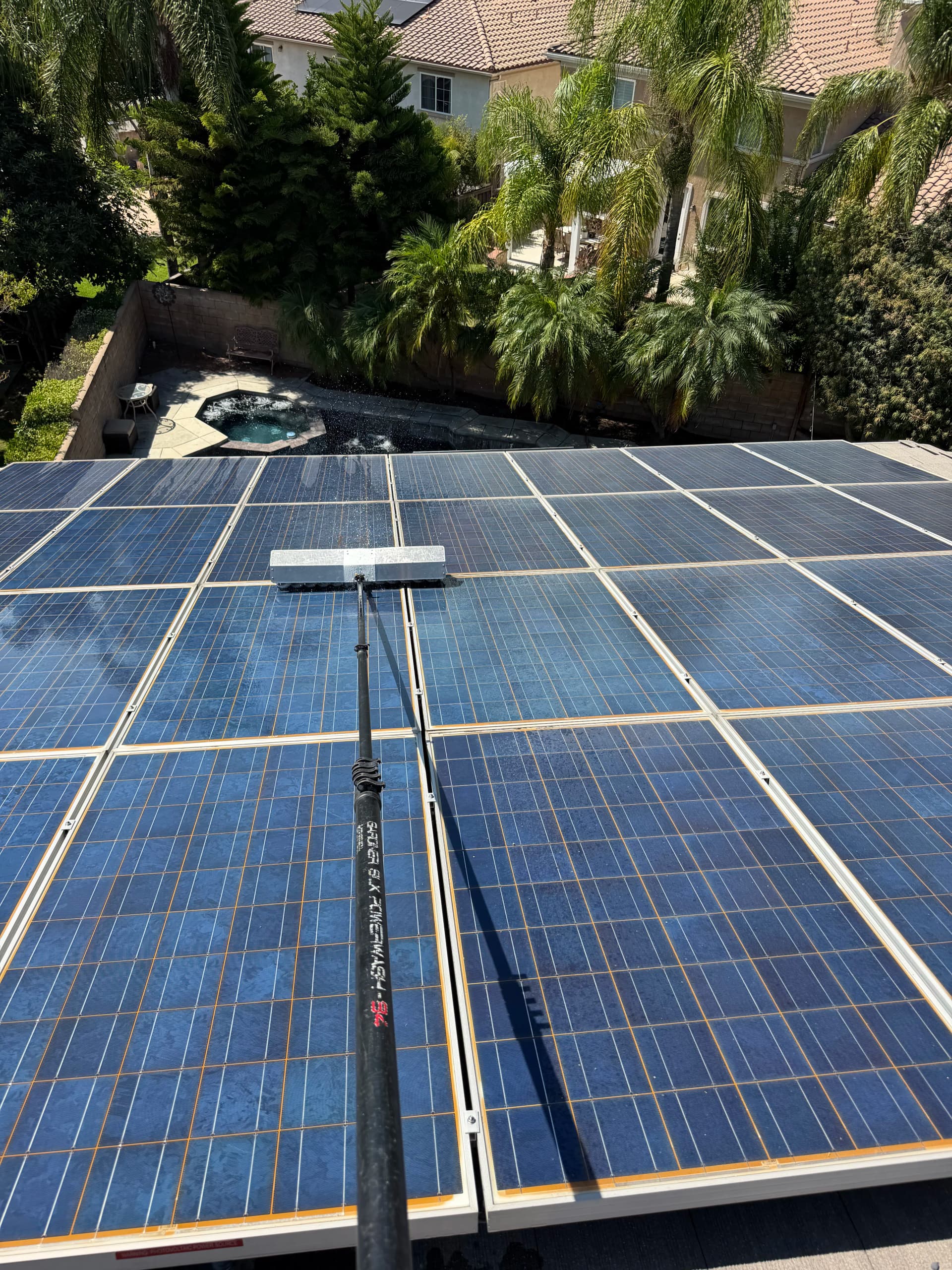 Gallery photos for Quarterly Solar Panel Cleaning in Upland Keeps Your System Running Right: Image #2