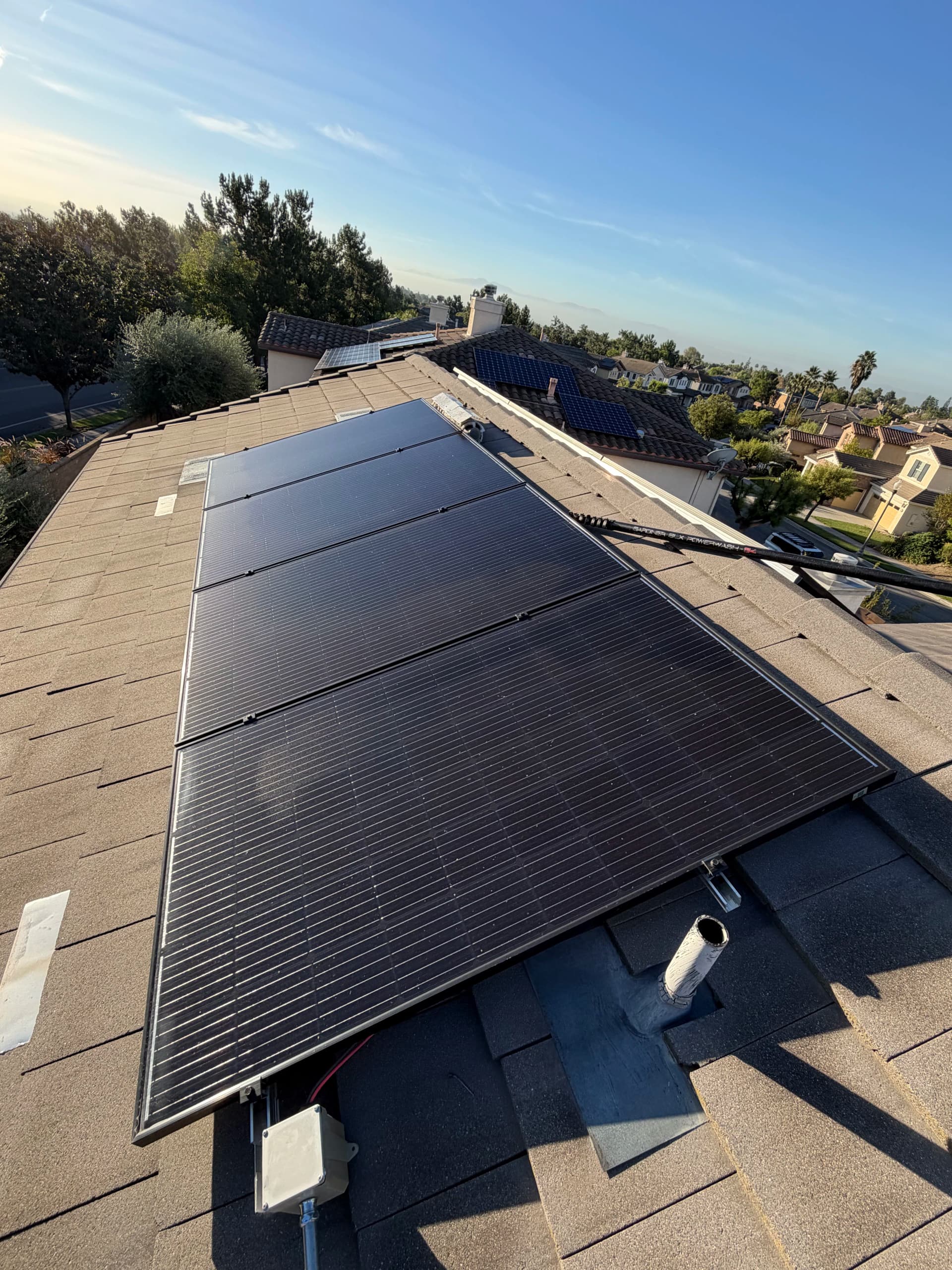 Gallery photos for Quarterly Solar Panel Cleaning Keeping Upland Homes Running Right: Image #9