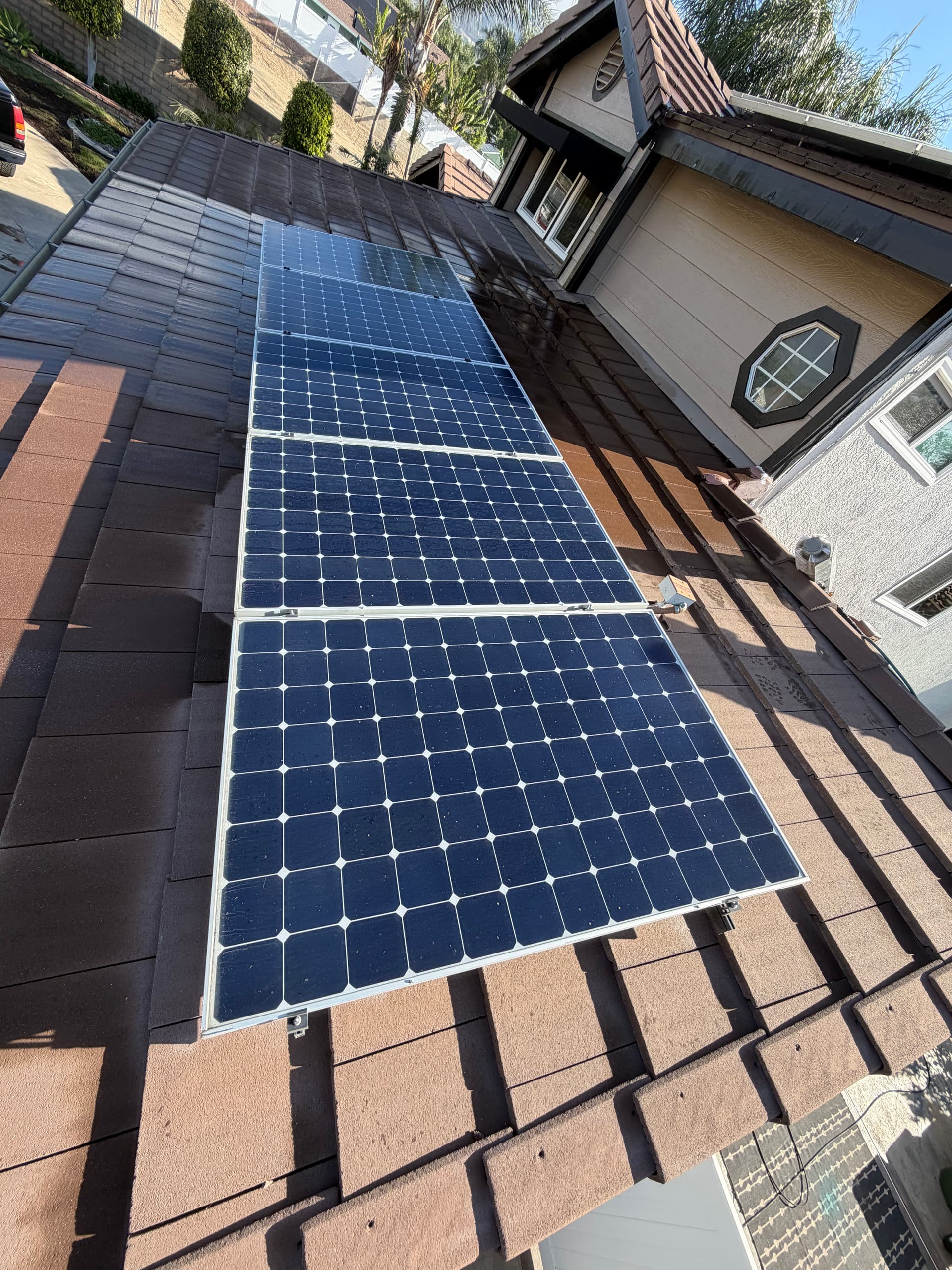 Gallery photos for Rooftop Solar Panel Cleaning Done Right in Rancho Cucamonga: Image #3