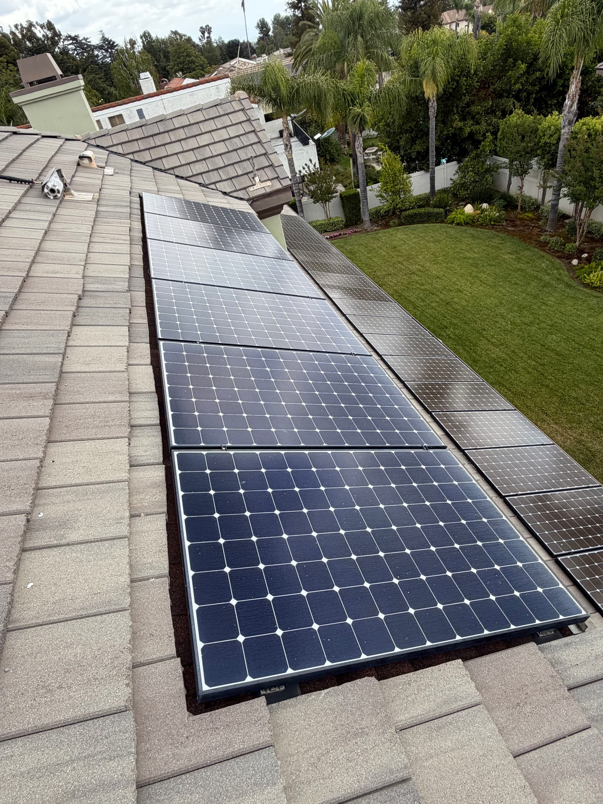 Gallery photos for Solar Panel Cleaning and Window Cleaning at an Upland Home: Image #2