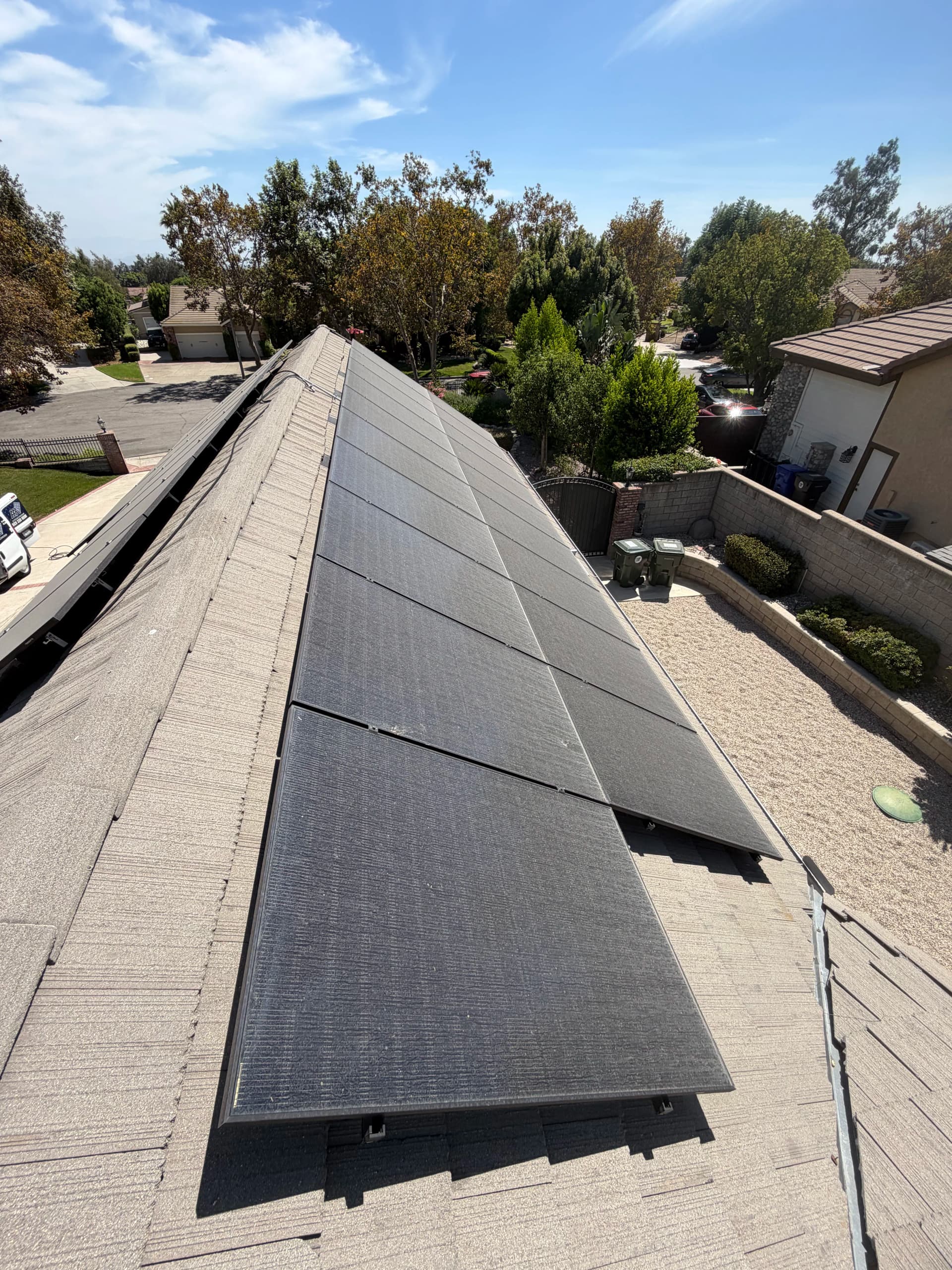 Gallery photos for Solar Panel Cleaning in Rancho Cucamonga Restores Full Efficiency: Image #2