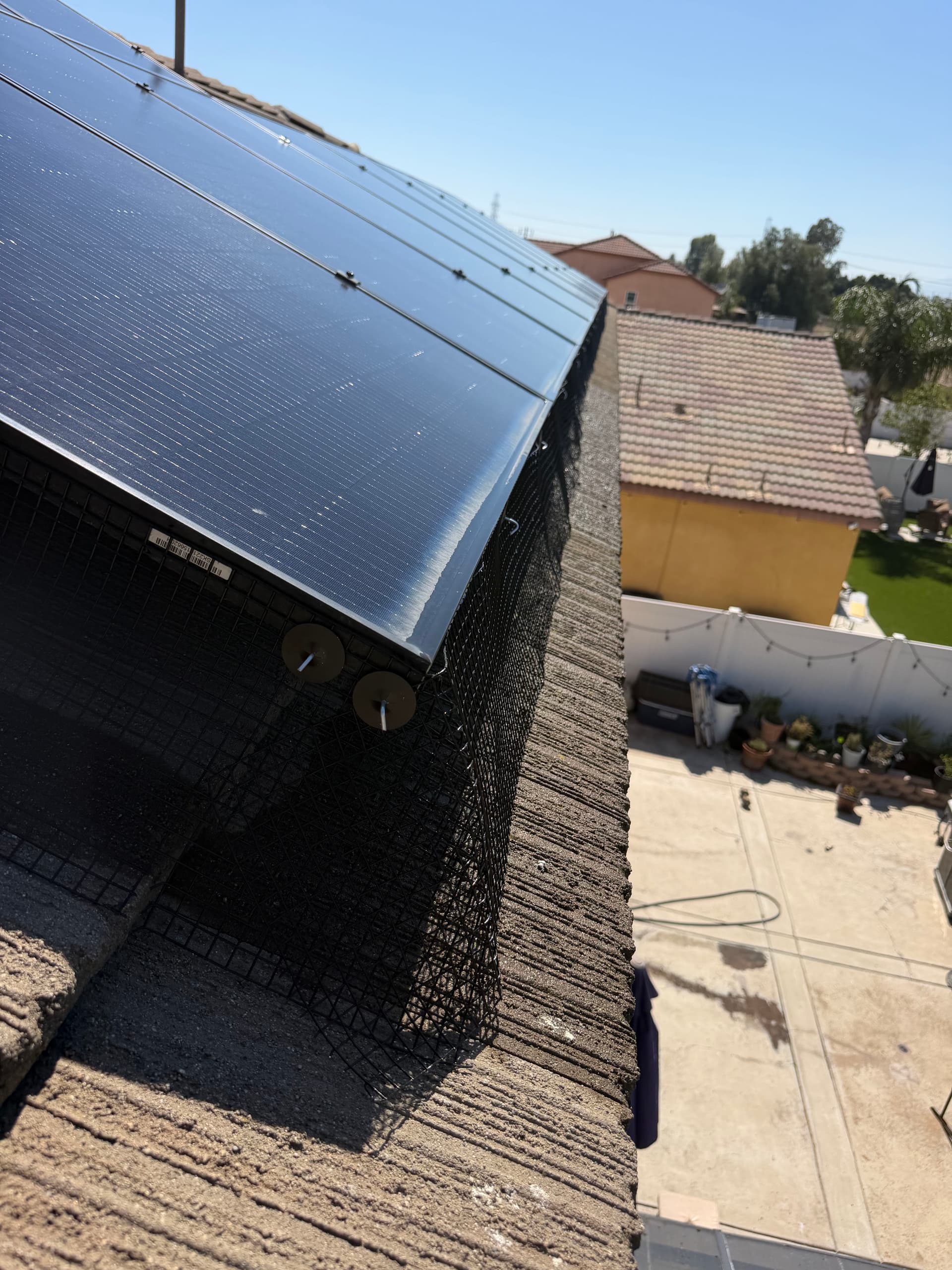 Gallery photos for Solar Panel Bird Proofing and Cleaning Done Right in Fontana: Image #5