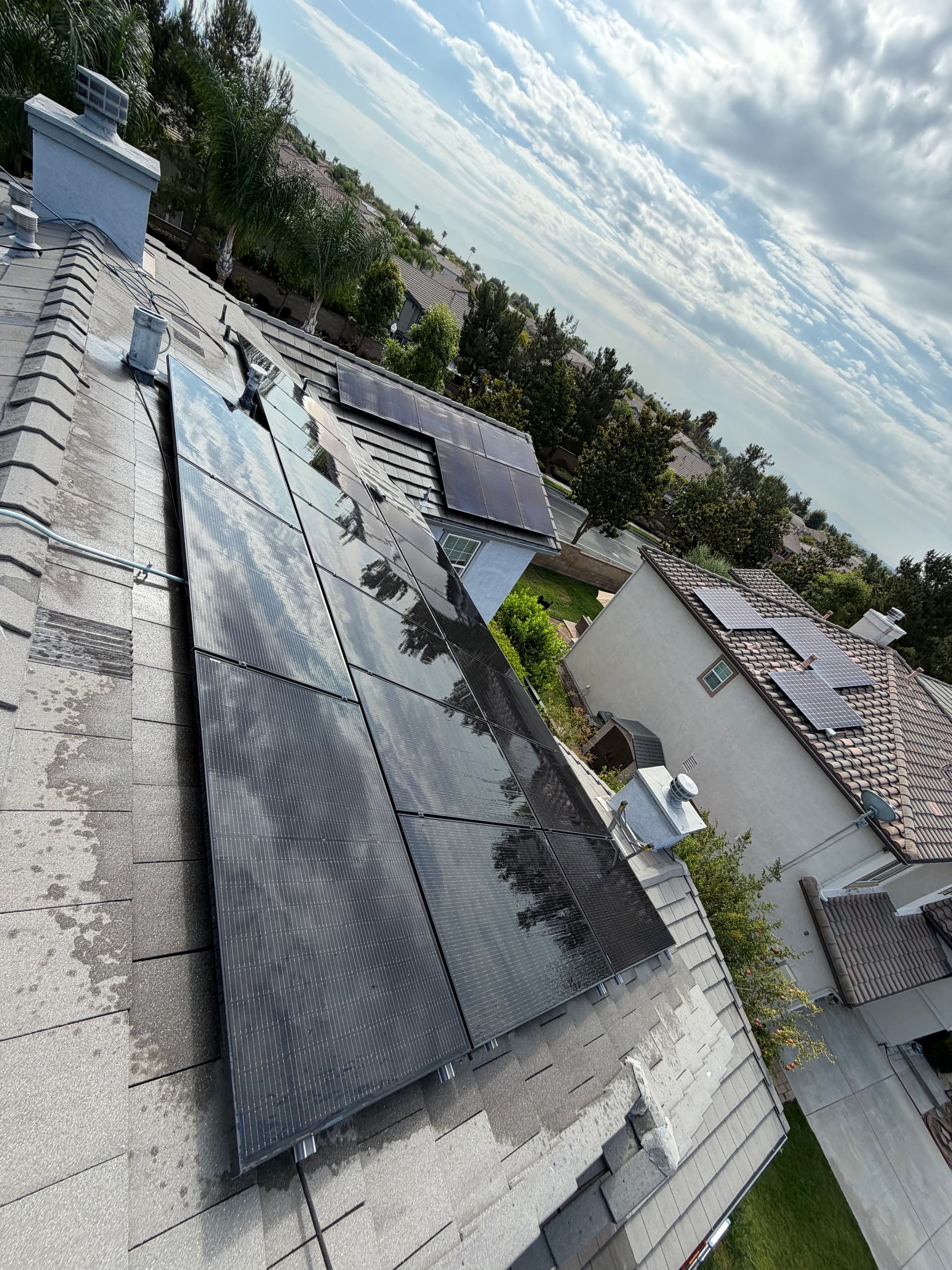 Gallery photos for Quarterly Solar Panel Cleaning at The Colonies in Upland: Image #1