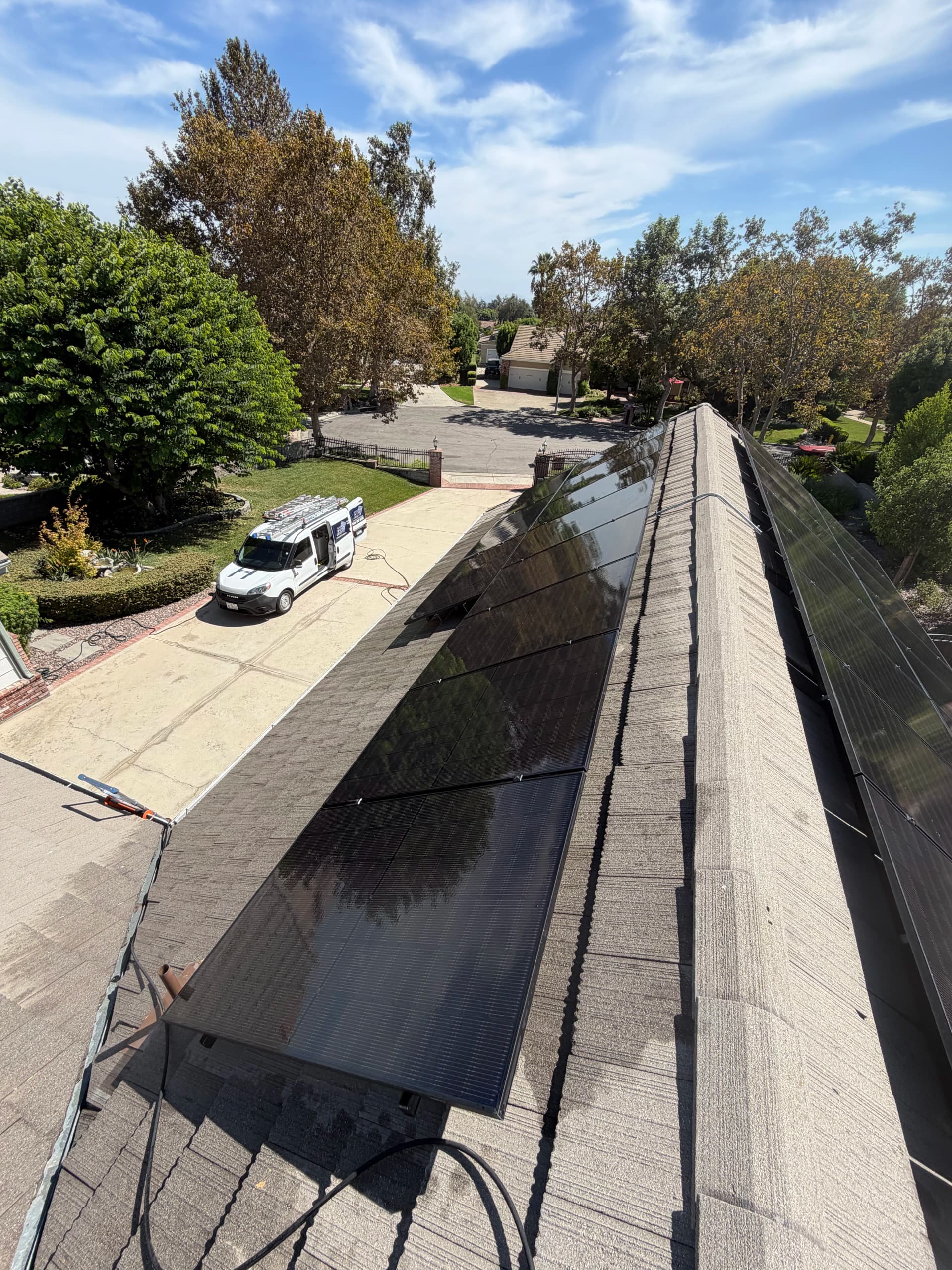 Gallery photos for Solar Panel Cleaning in Rancho Cucamonga Restores Full Efficiency: Image #1
