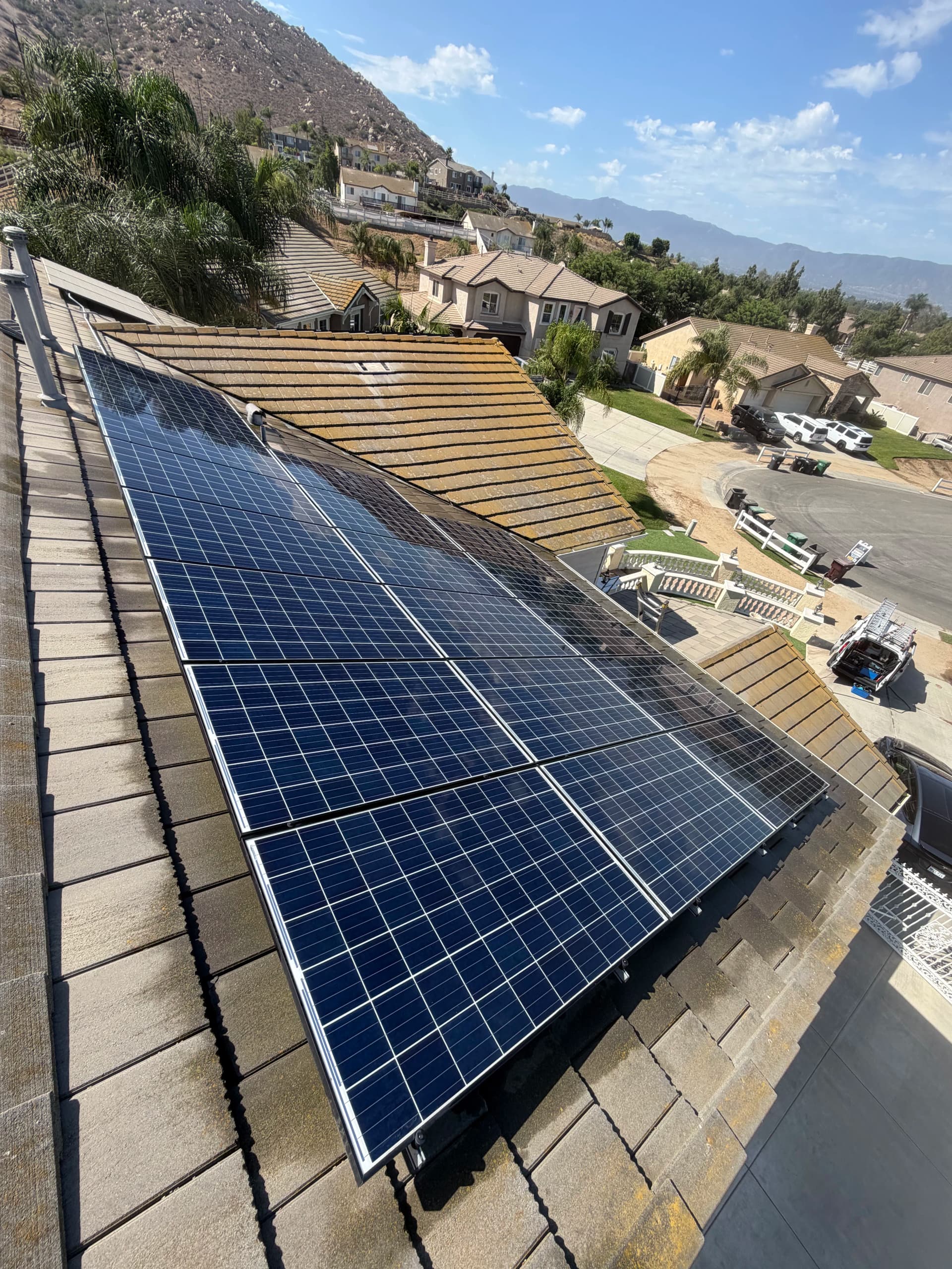 Gallery photos for Biannual Solar Panel Cleaning in Norco Keeps Panels Performing: Image #2