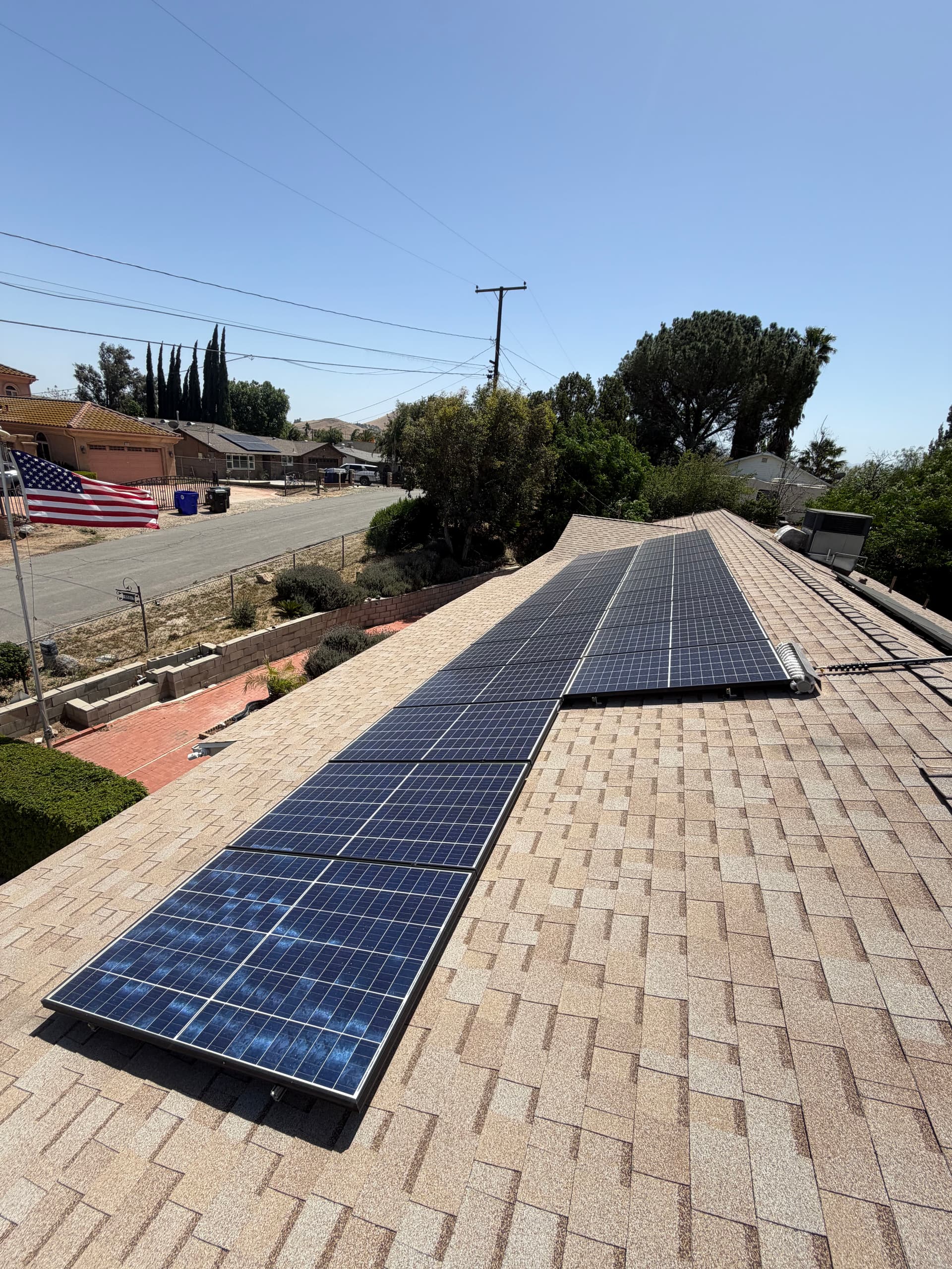 Gallery photos for 33 Solar Panels Cleaned in Jurupa Valley - 23% Production Boost: Image #4