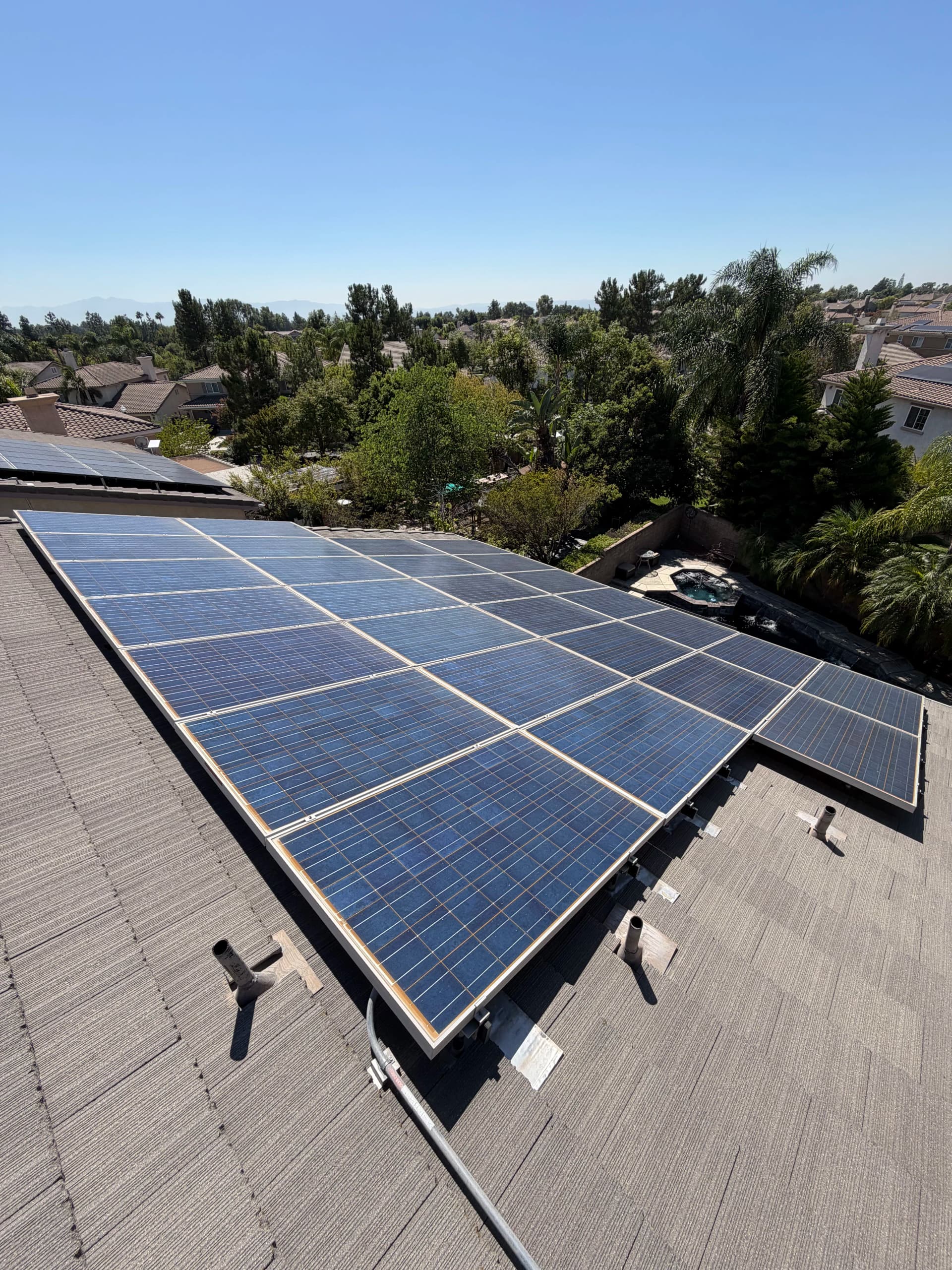 Gallery photos for Quarterly Solar Panel Cleaning in Upland Keeps Your System Running Right: Image #3