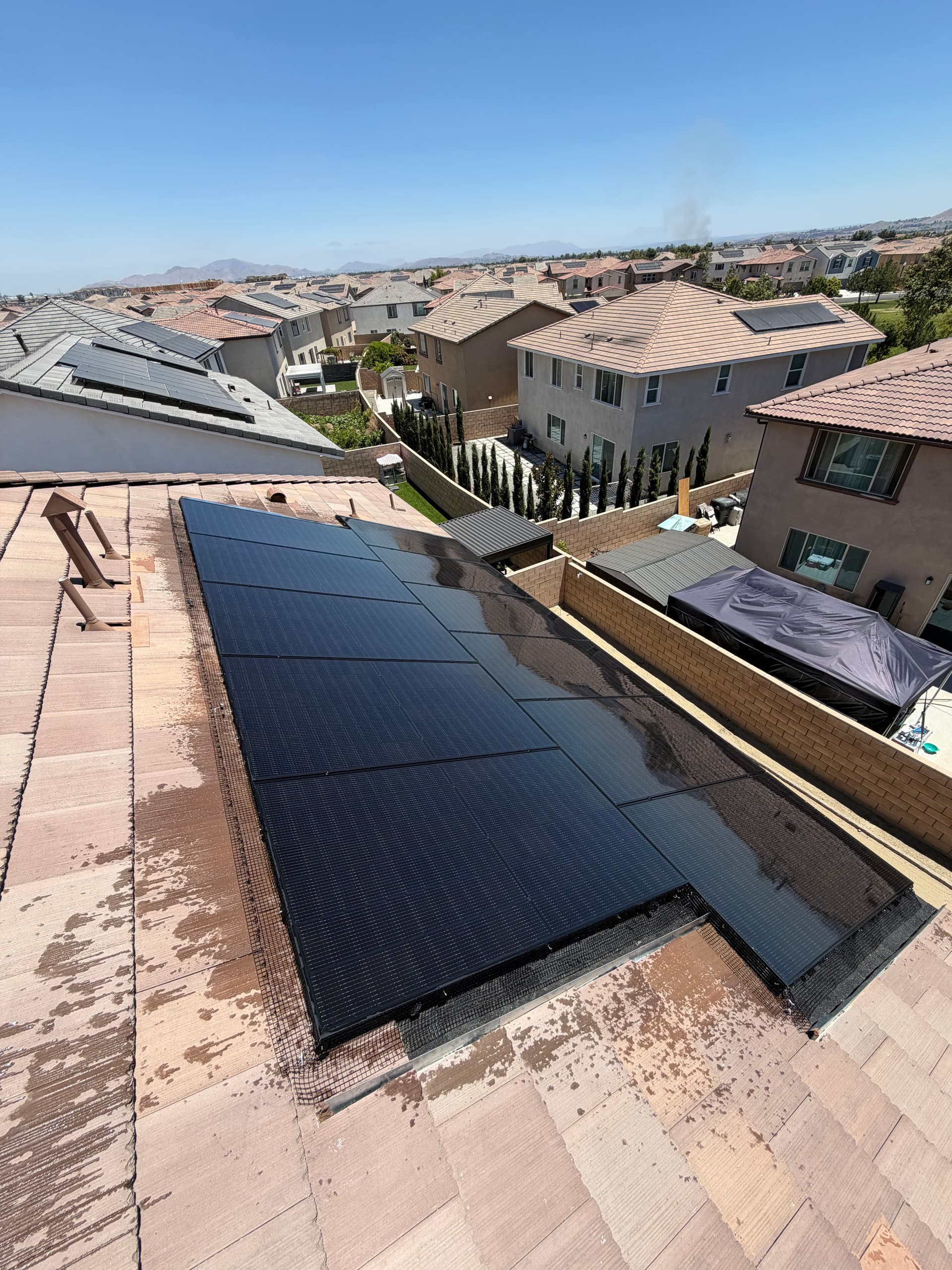 Gallery photos for Solar Panel Bird Proofing and Cleaning in Ontario Ranch: Image #1