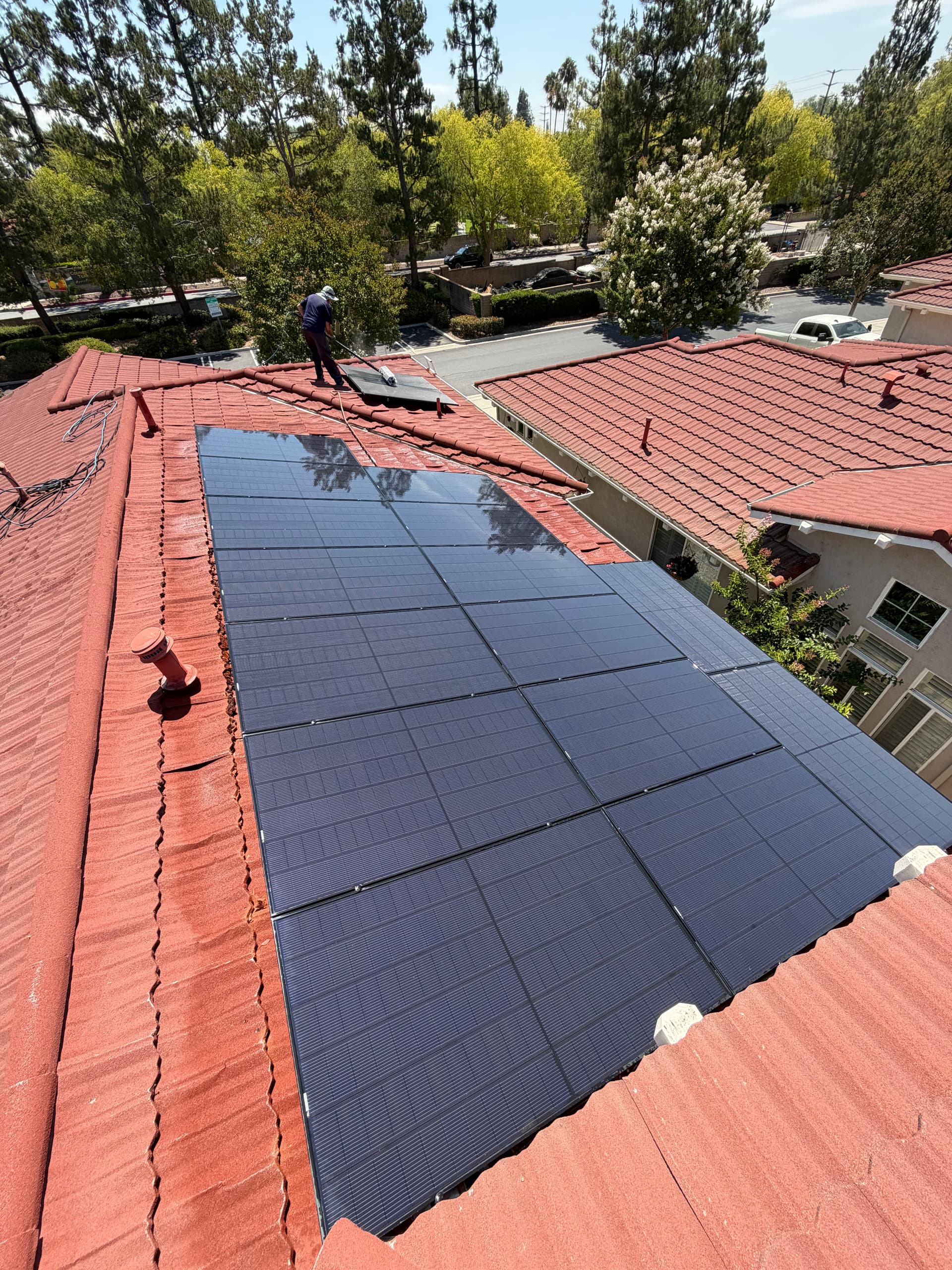 Solar Panel Cleaning at Upland Hills Country Club image