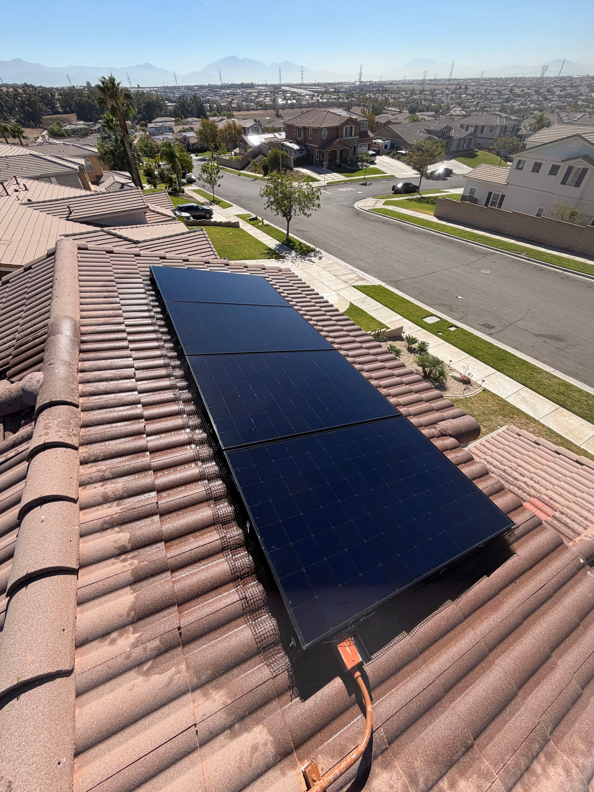 Gallery photos for Solar Panel Cleaning and Bird Proofing in Fontana: Image #2