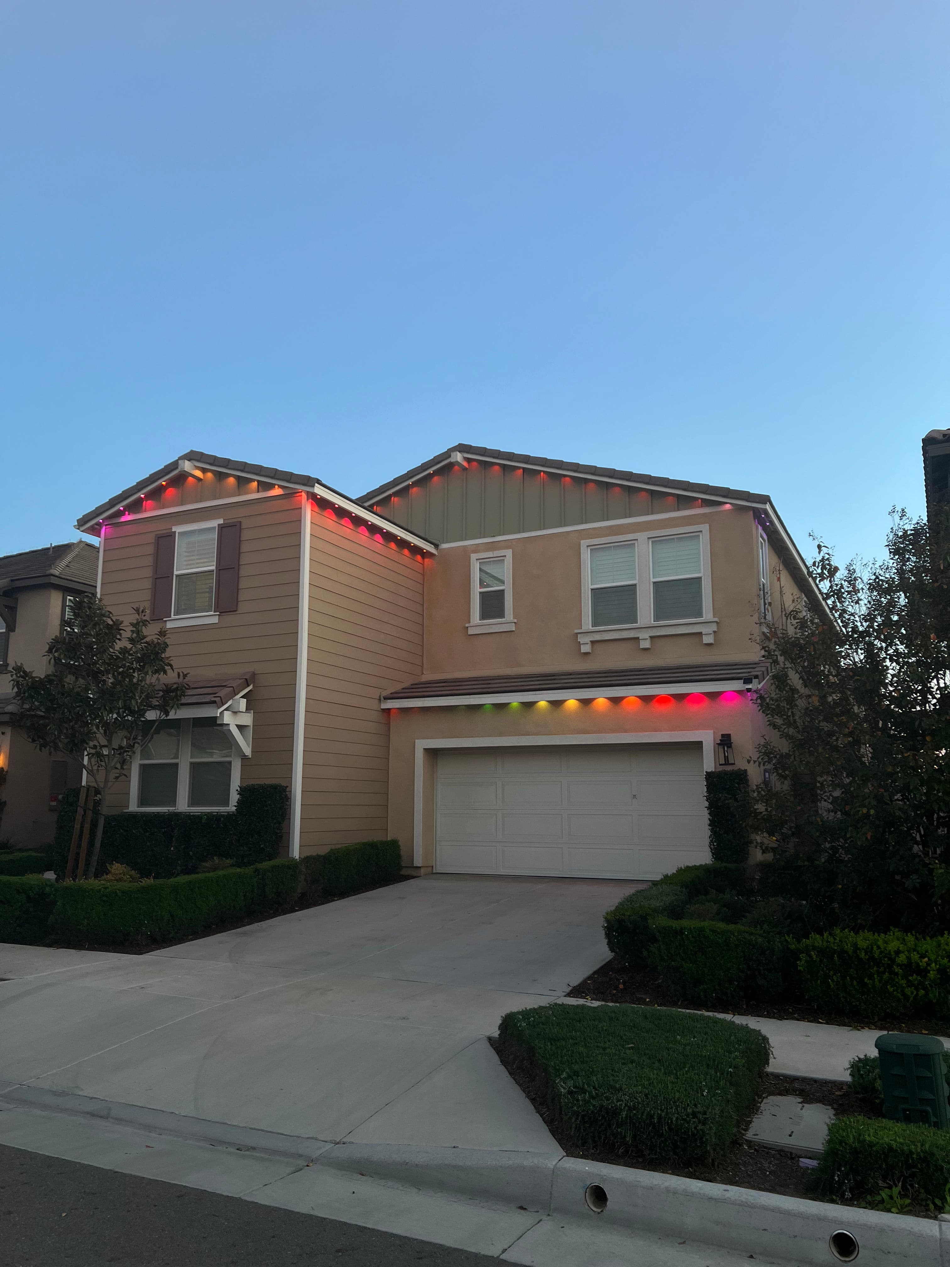 Project Govee Permanent Lighting Installation in Ontario Ranch image