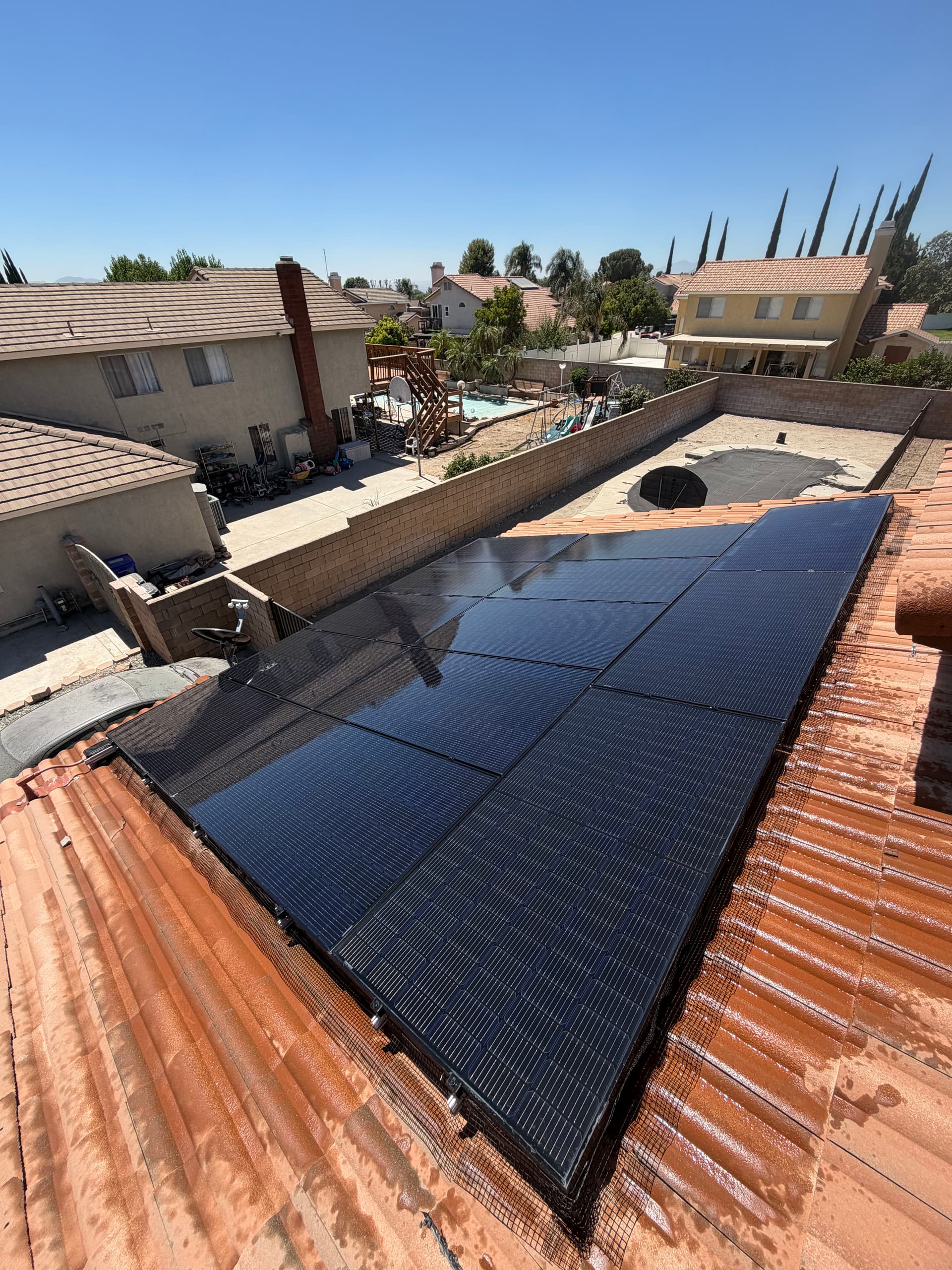 Solar Panel Cleaning and Bird Proofing in Rialto image