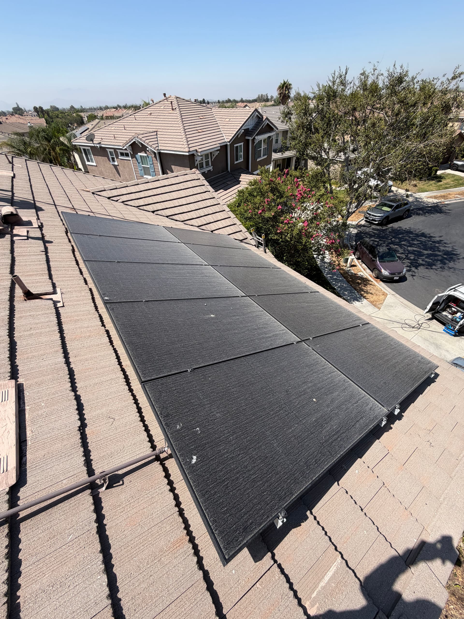 Gallery photos for Solar Panel Cleaning in Fontana That Added 1.6kW of Output: Image #3